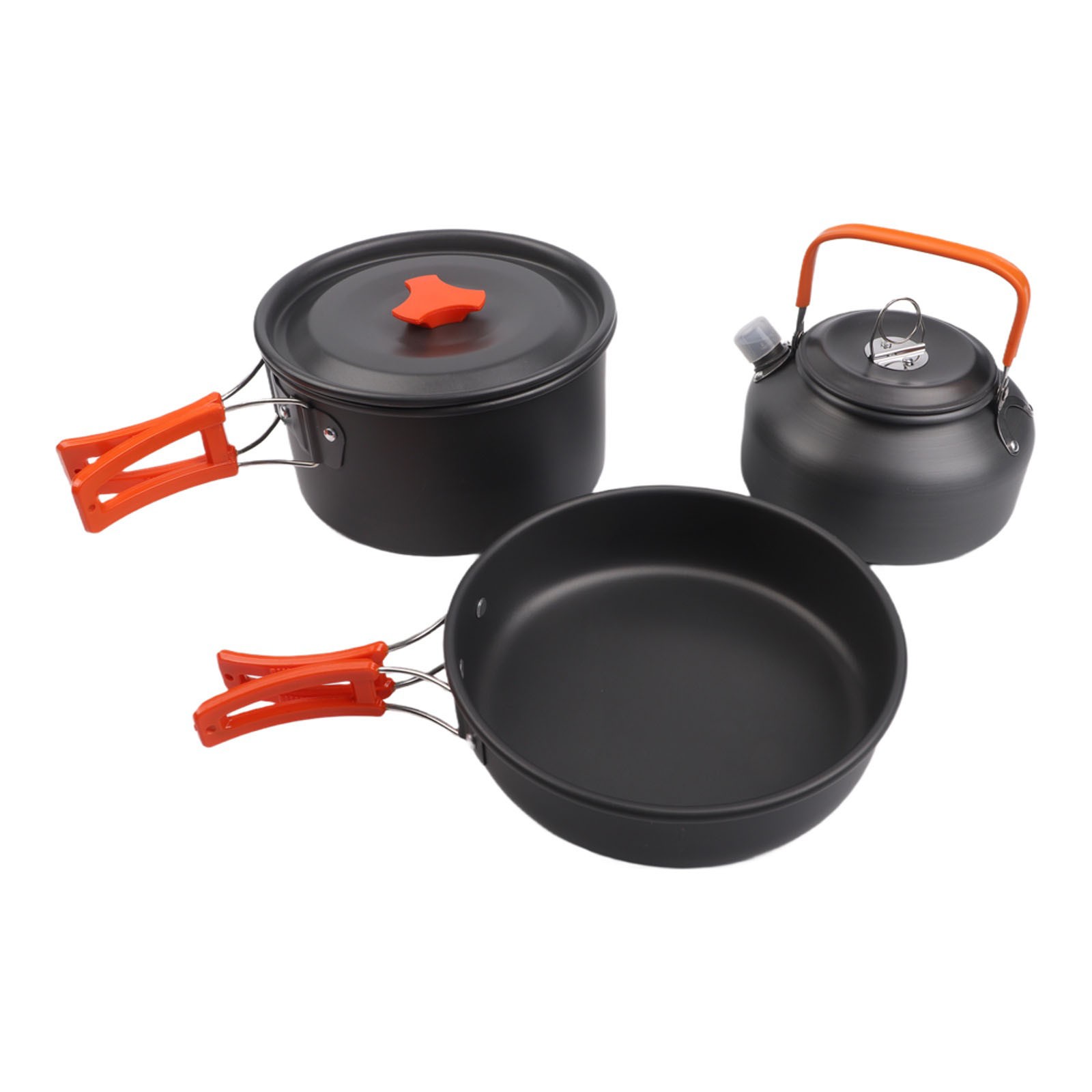 Compact and Portable NonStick Cookware Set Perfect for Group Camping Trips