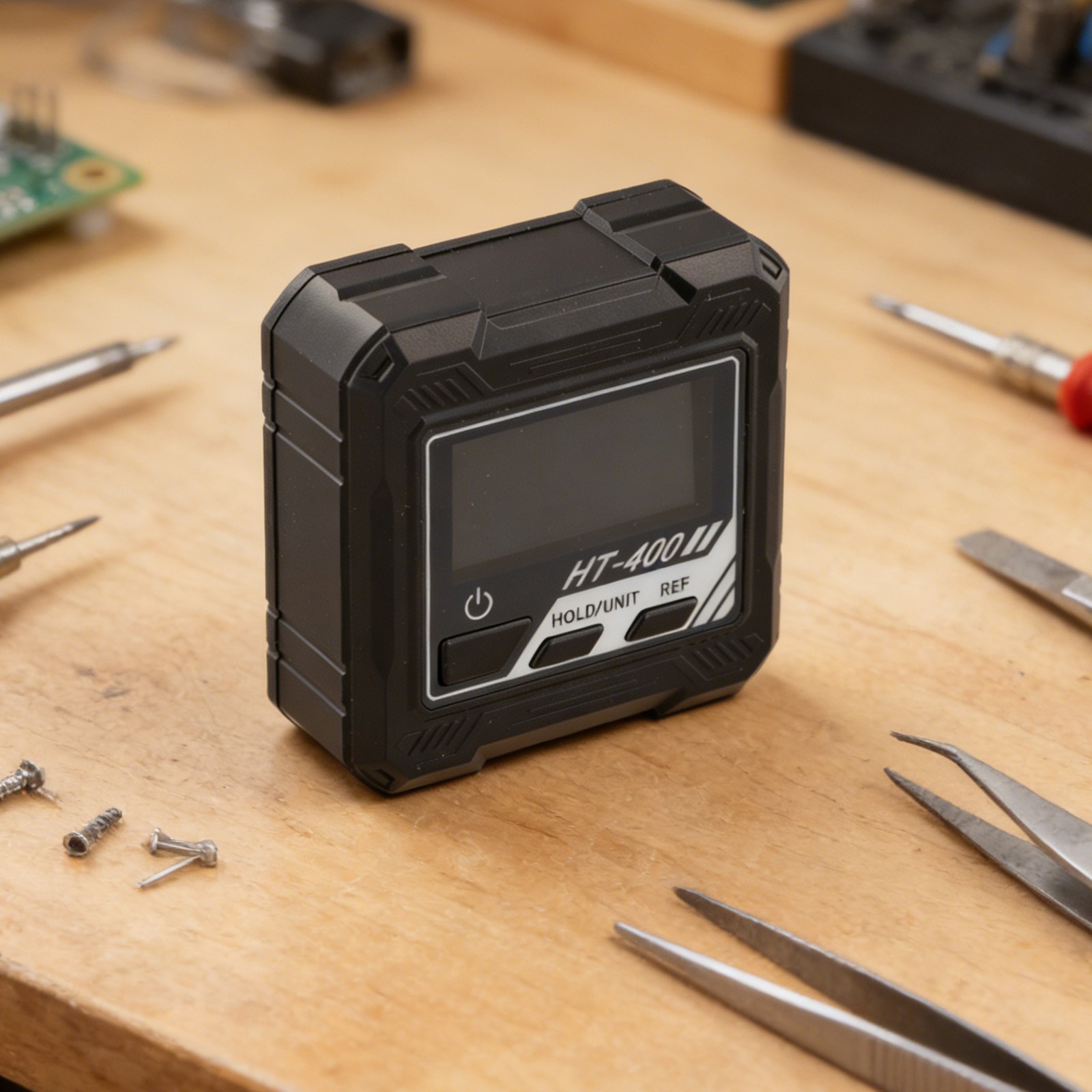 Portable Magnetic Digital Protractor with Backlight LCD for Accurate Angles