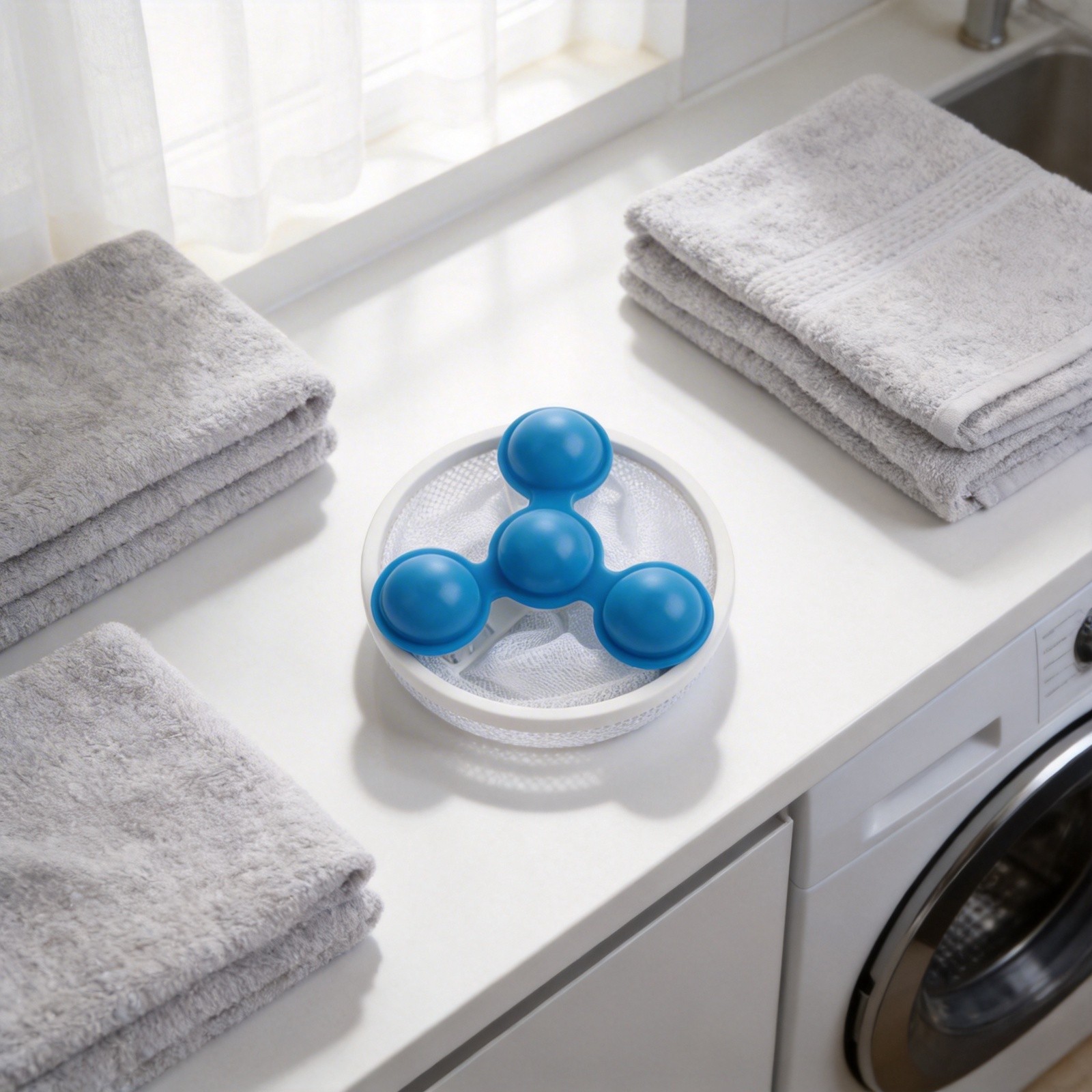1 St??ck Waschball Waschkugel Saubere Und Flauschige W?sche Trocknerb?lle Neu - Produktbild 4