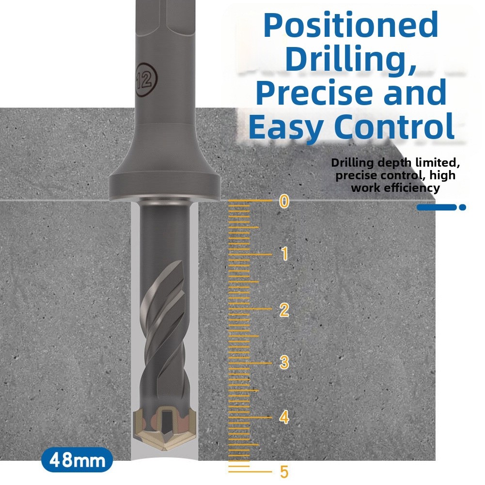 Metal Drill Bit with Precision Depth Stop for Reliable Drilling Performance