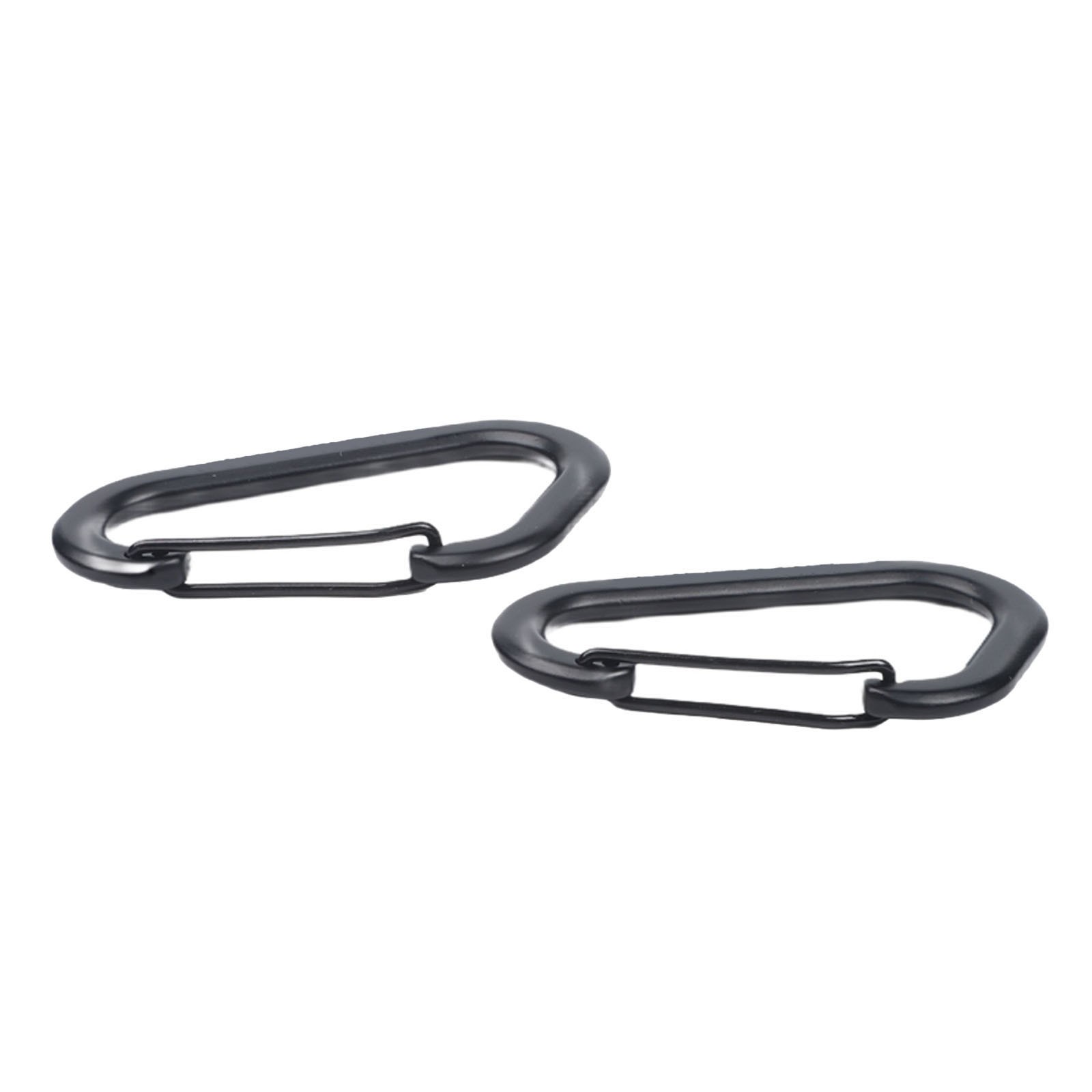 Carabiner Lock Camping Accessory Aluminum Alloy Construction Compact Design