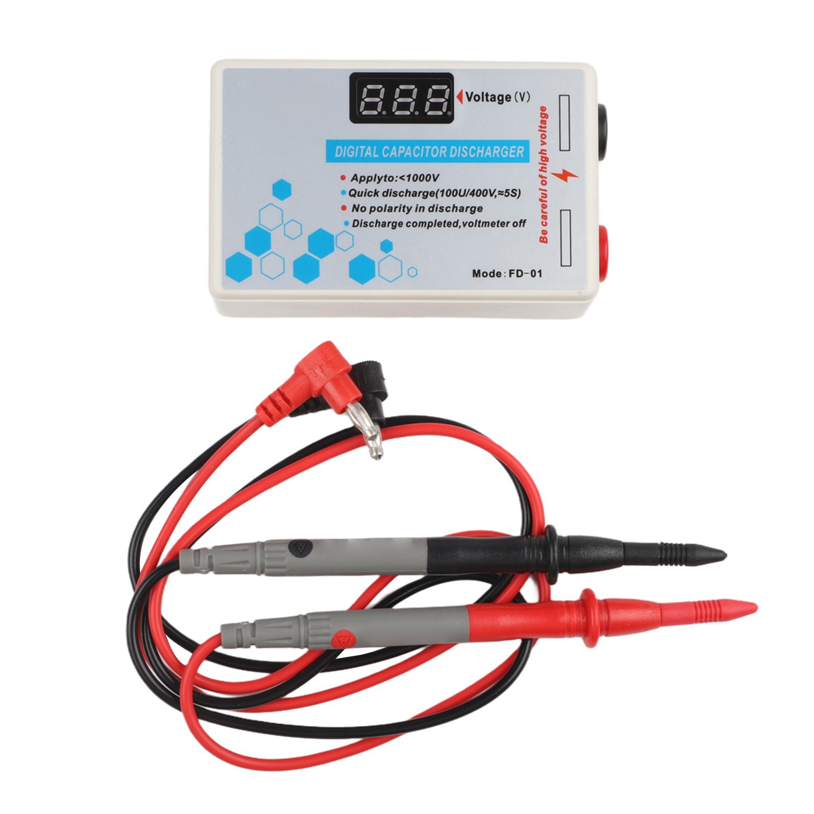 Capacitor Discharger 101000 Volt Fast Discharge Tool For Electrician Work
