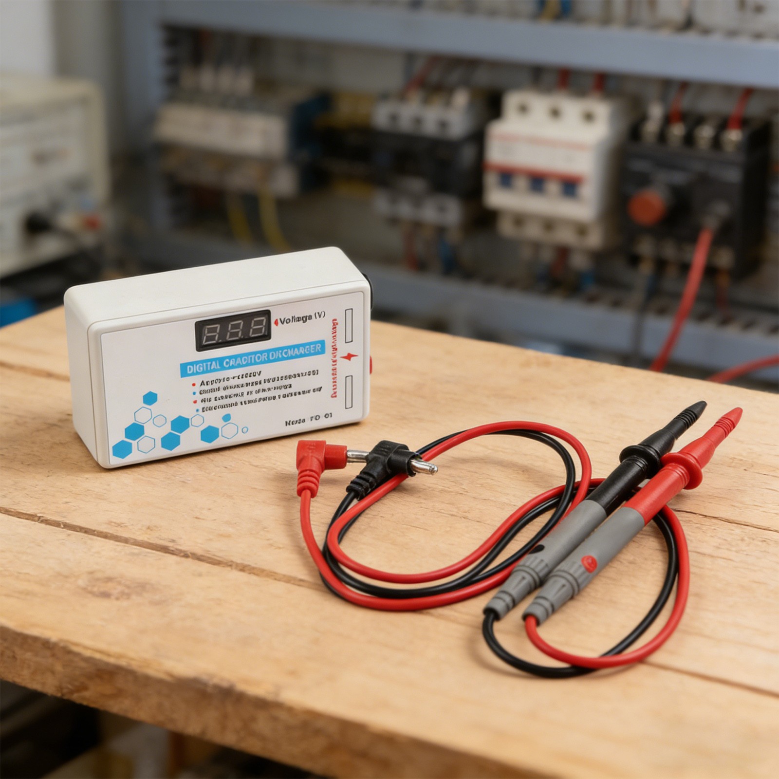Capacitor Discharger 101000 Volt Fast Discharge Tool For Electrician Work