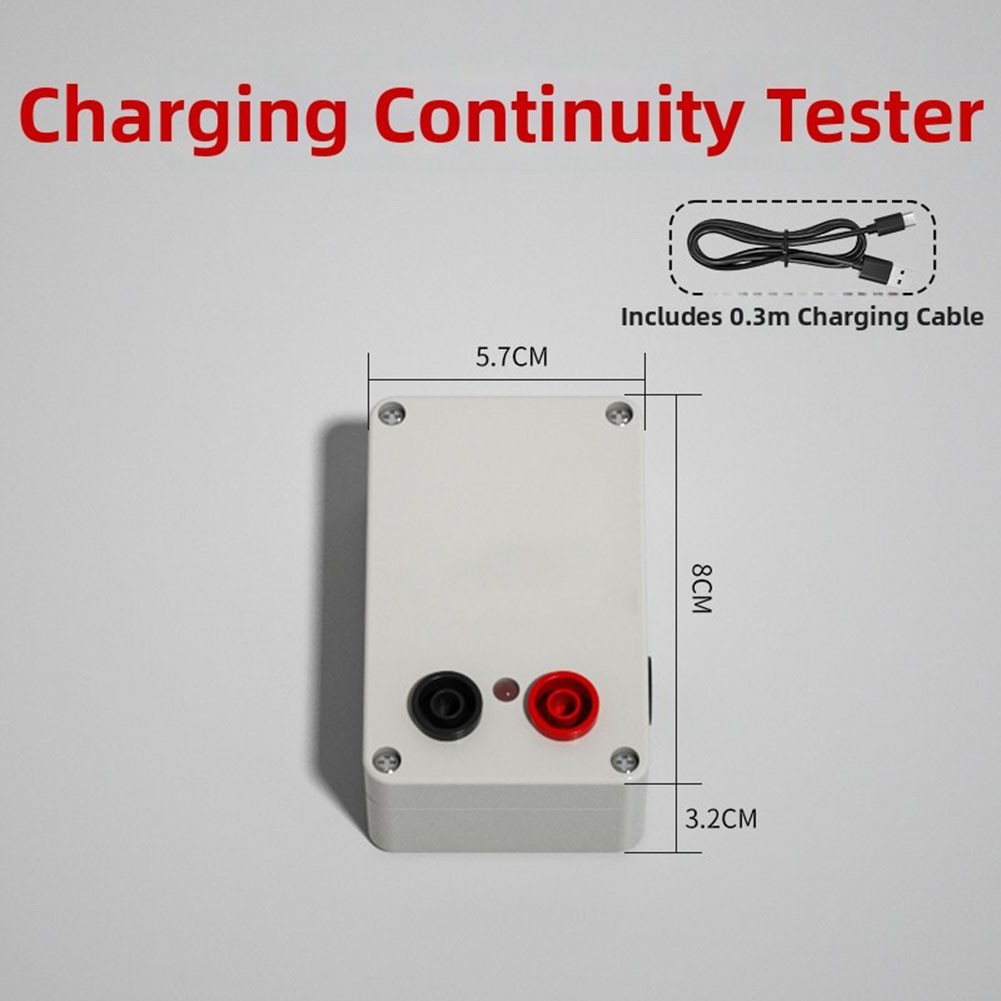 For Electronics Repair Continuity Tester Audible Alarm 100 DB Indicator Light