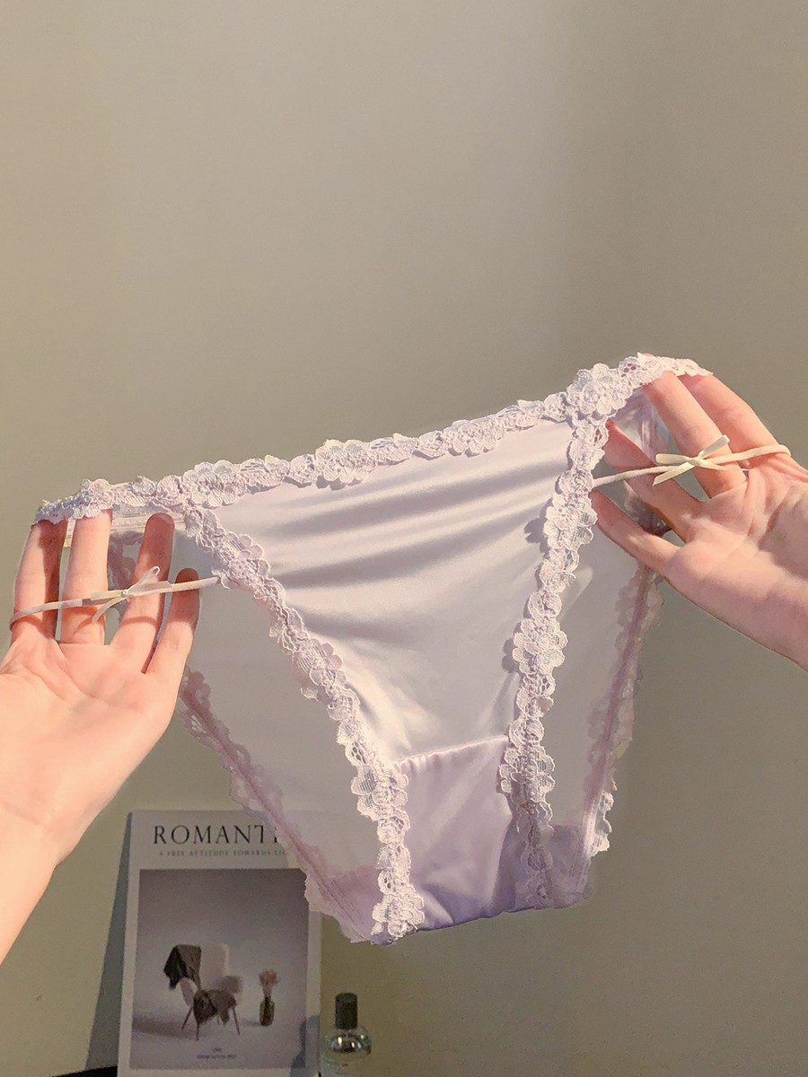 Women’s Polyester Lace Triangle Underwear for Daily Vacation Holiday Use