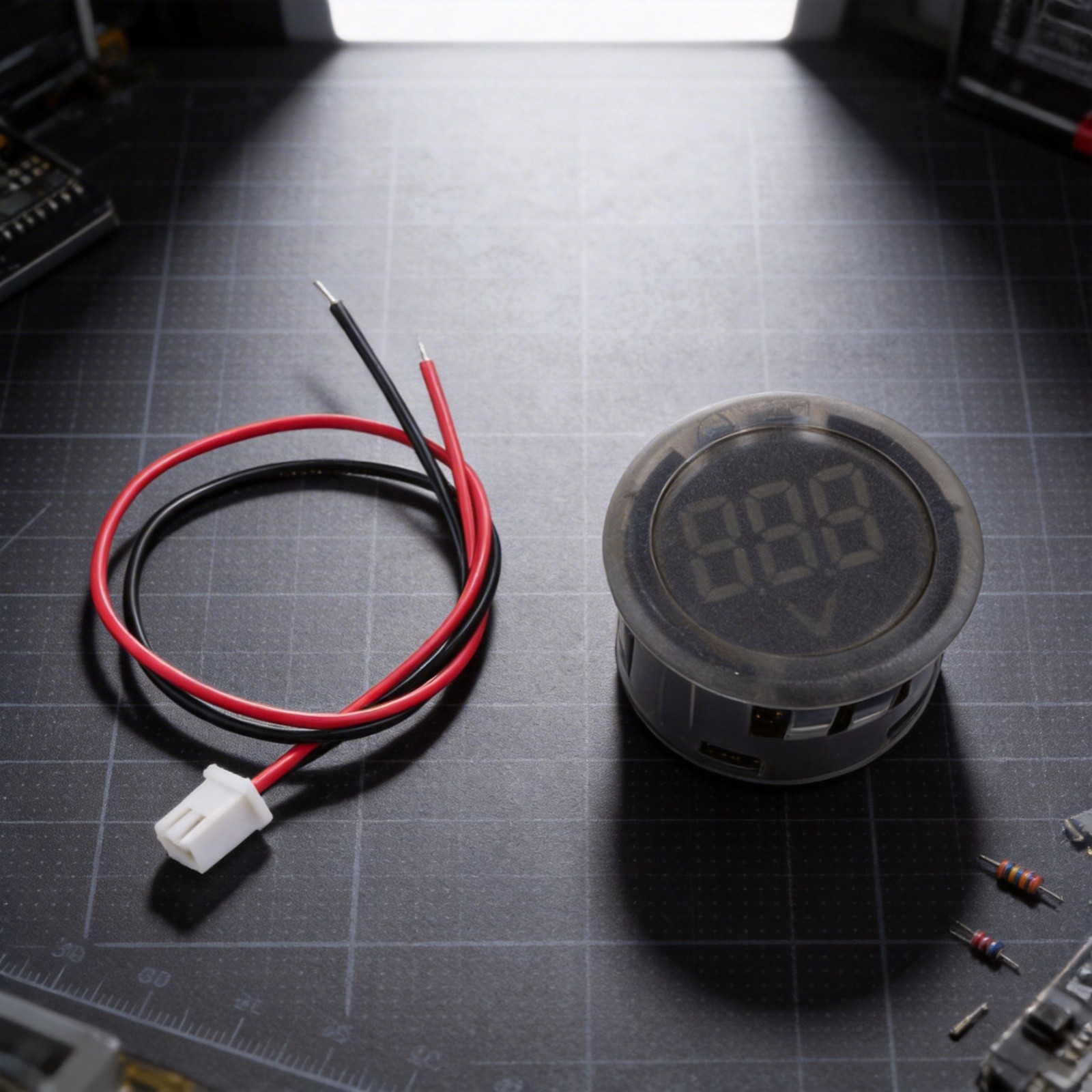 High Accuracy Digital Voltmeter for Car Electrical Systems Range 4 100V