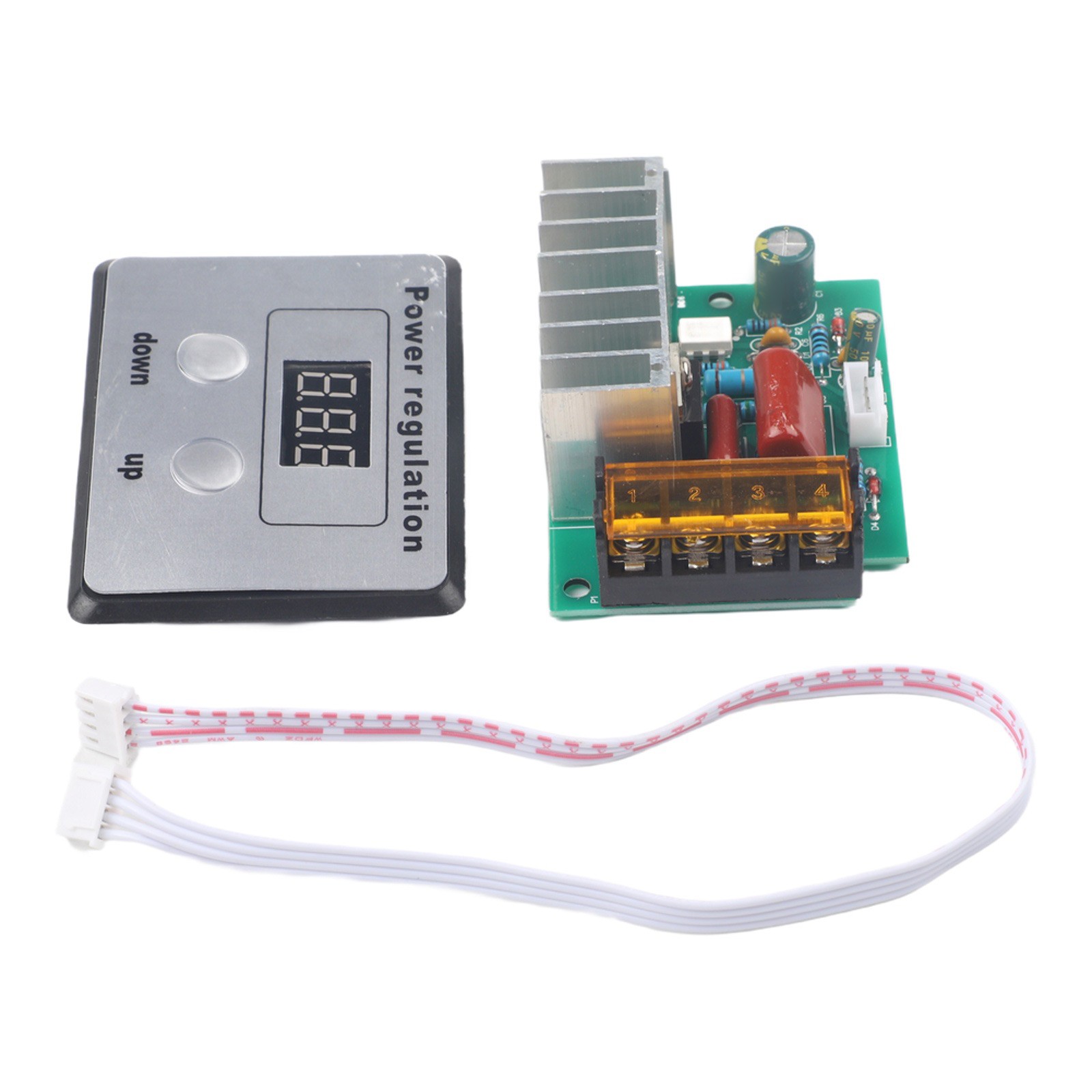 Dimmer Voltage Regulator with Temperature Controller for Motor and Heater Use
