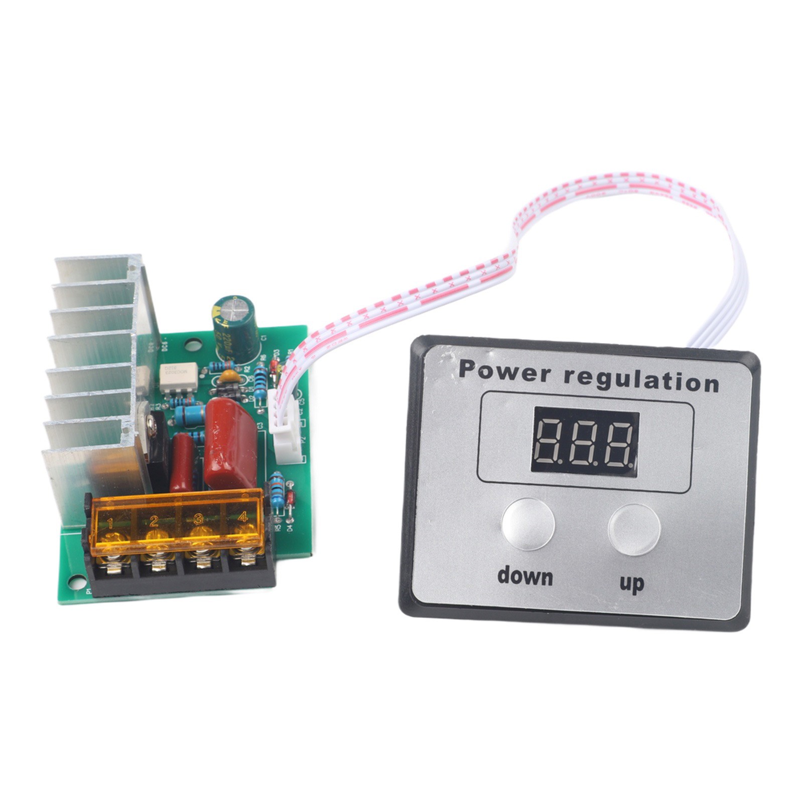 Dimmer Voltage Regulator with Temperature Controller for Motor and Heater Use