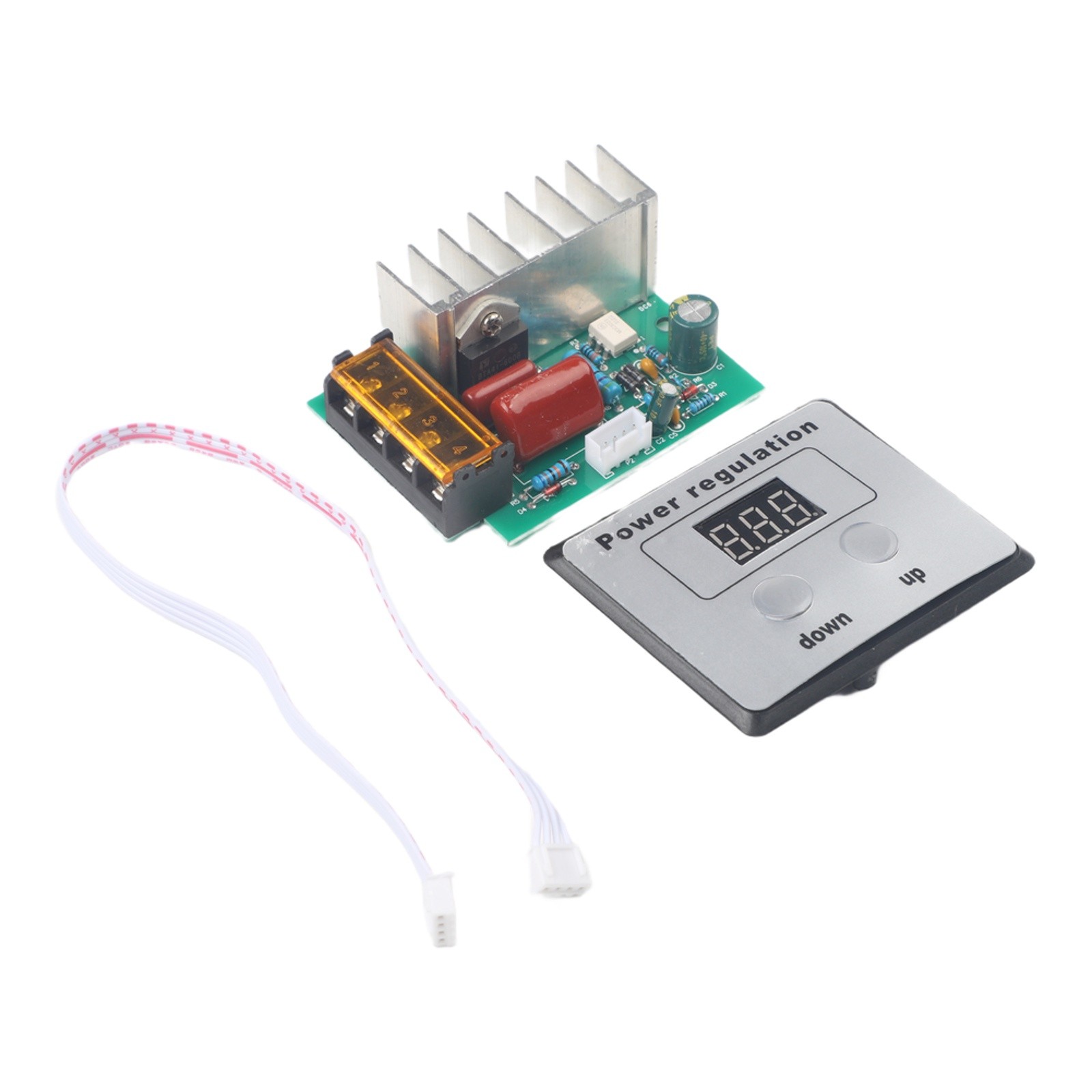 Dimmer Voltage Regulator with Temperature Controller for Motor and Heater Use