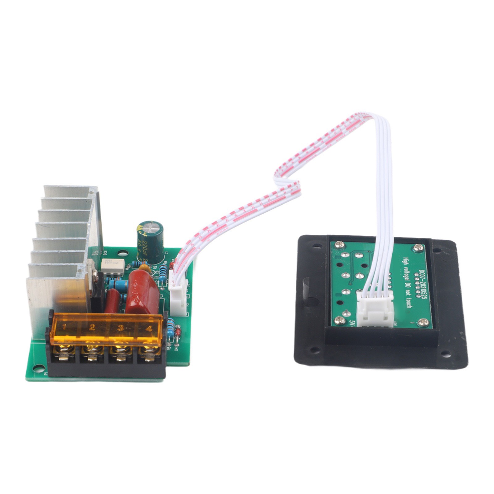 Dimmer Voltage Regulator with Temperature Controller for Motor and Heater Use