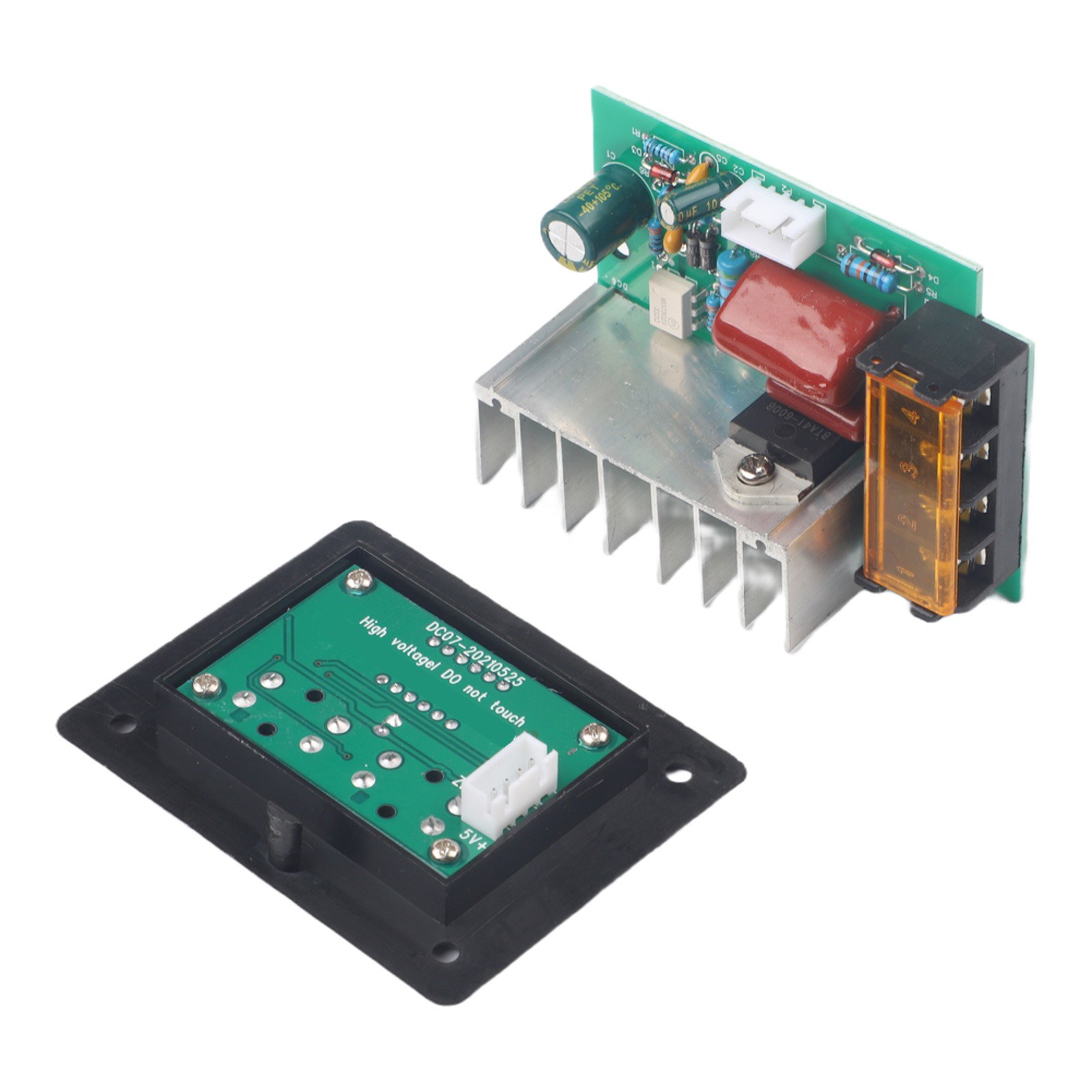 Dimmer Voltage Regulator with Temperature Controller for Motor and Heater Use