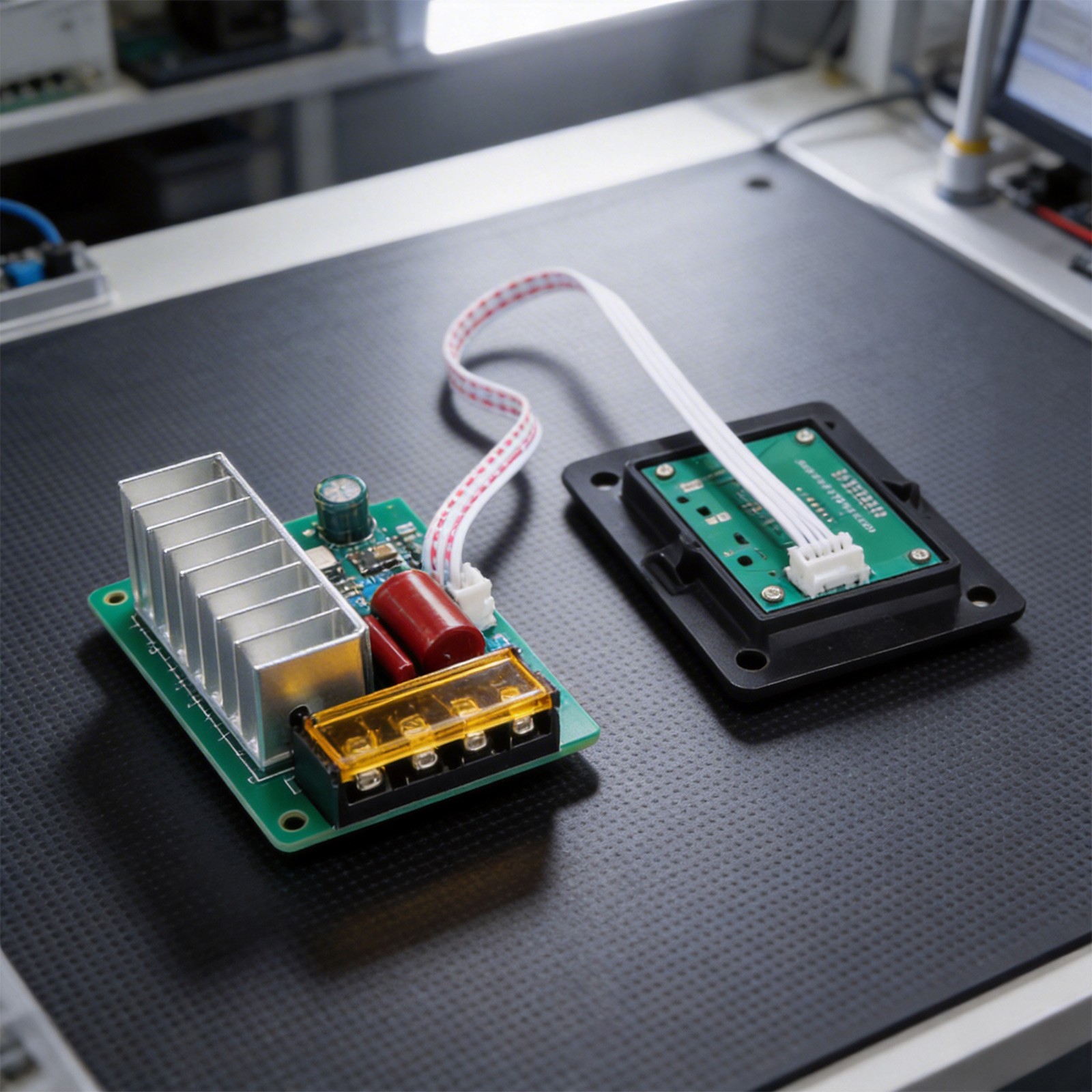 Dimmer Voltage Regulator with Temperature Controller for Motor and Heater Use
