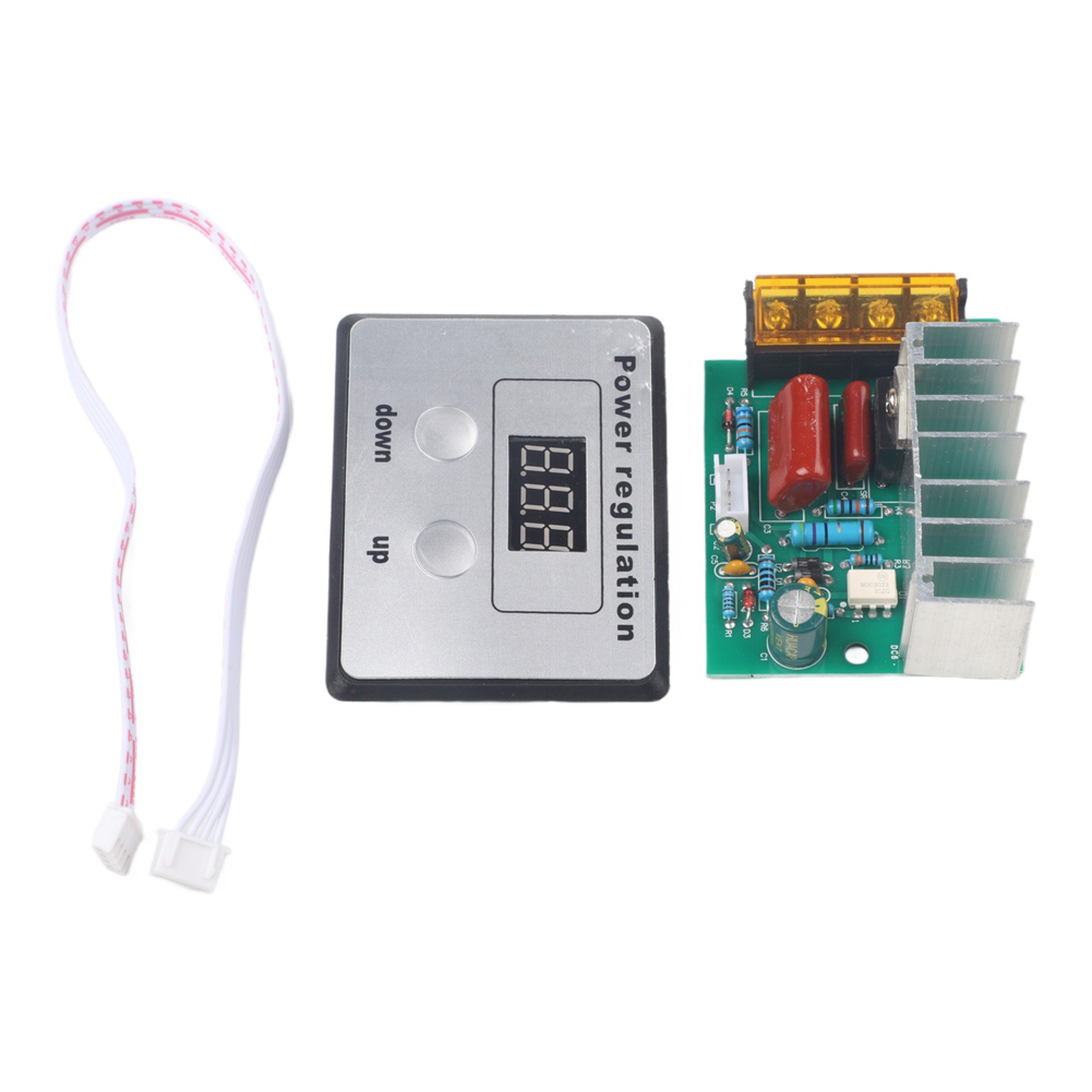 Dimmer Voltage Regulator with Temperature Controller for Motor and Heater Use