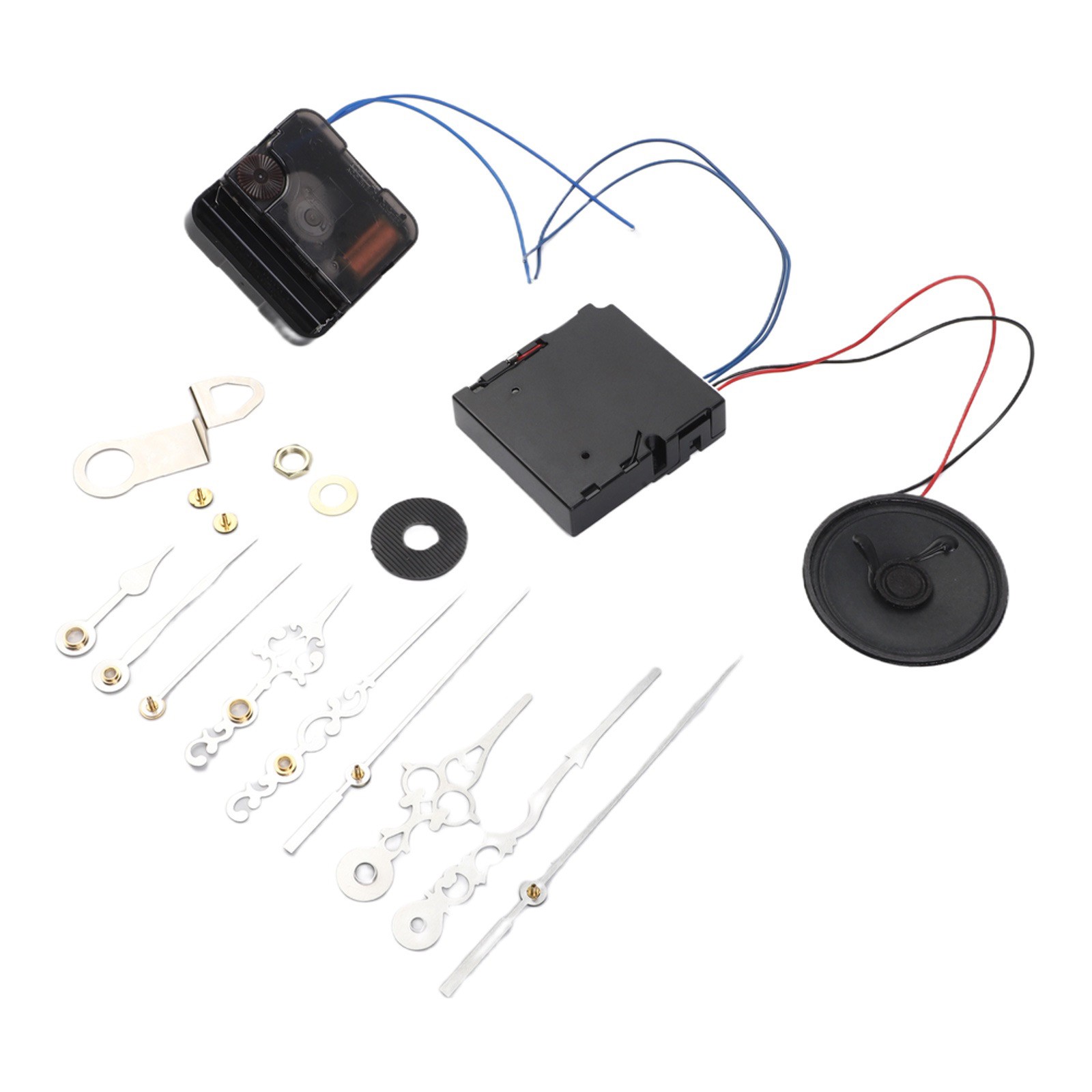 Music Box Clock Repair Kit Includes Clock Hands and Movement for For horn