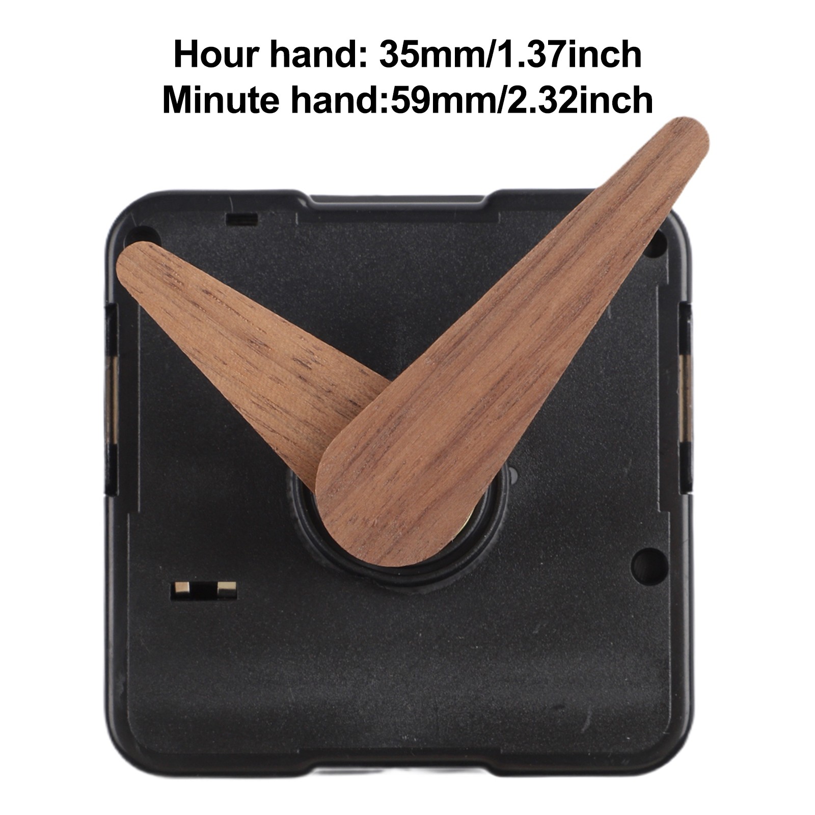 DIY Clock Repair Tool with Silent Movement and Wooden Round Tip Pointers