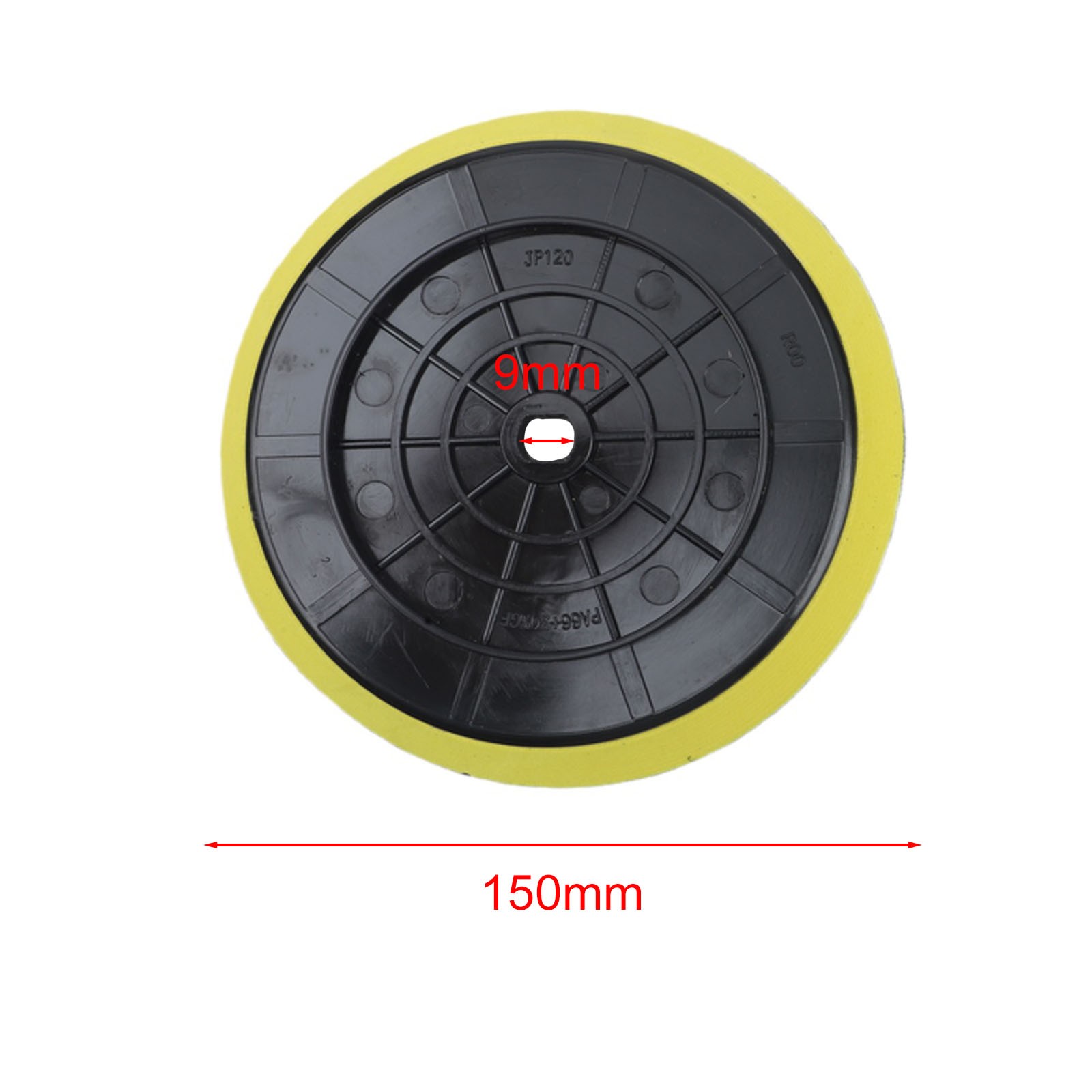 2 Pack 6 Inch Buffer Pads Backing Plates for Cordless Buffer Polishers