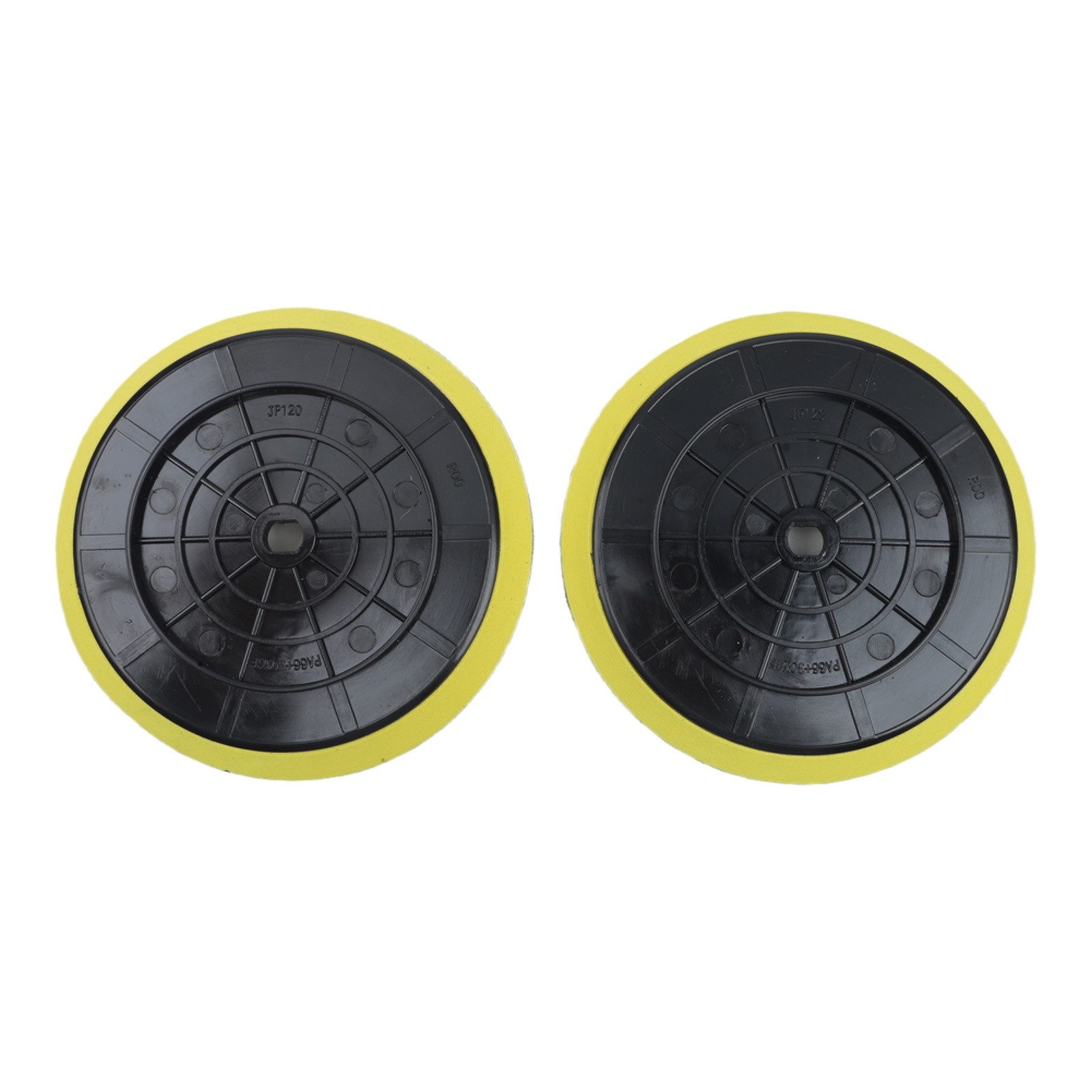 2 Pack 6 Inch Buffer Pads Backing Plates for Cordless Buffer Polishers