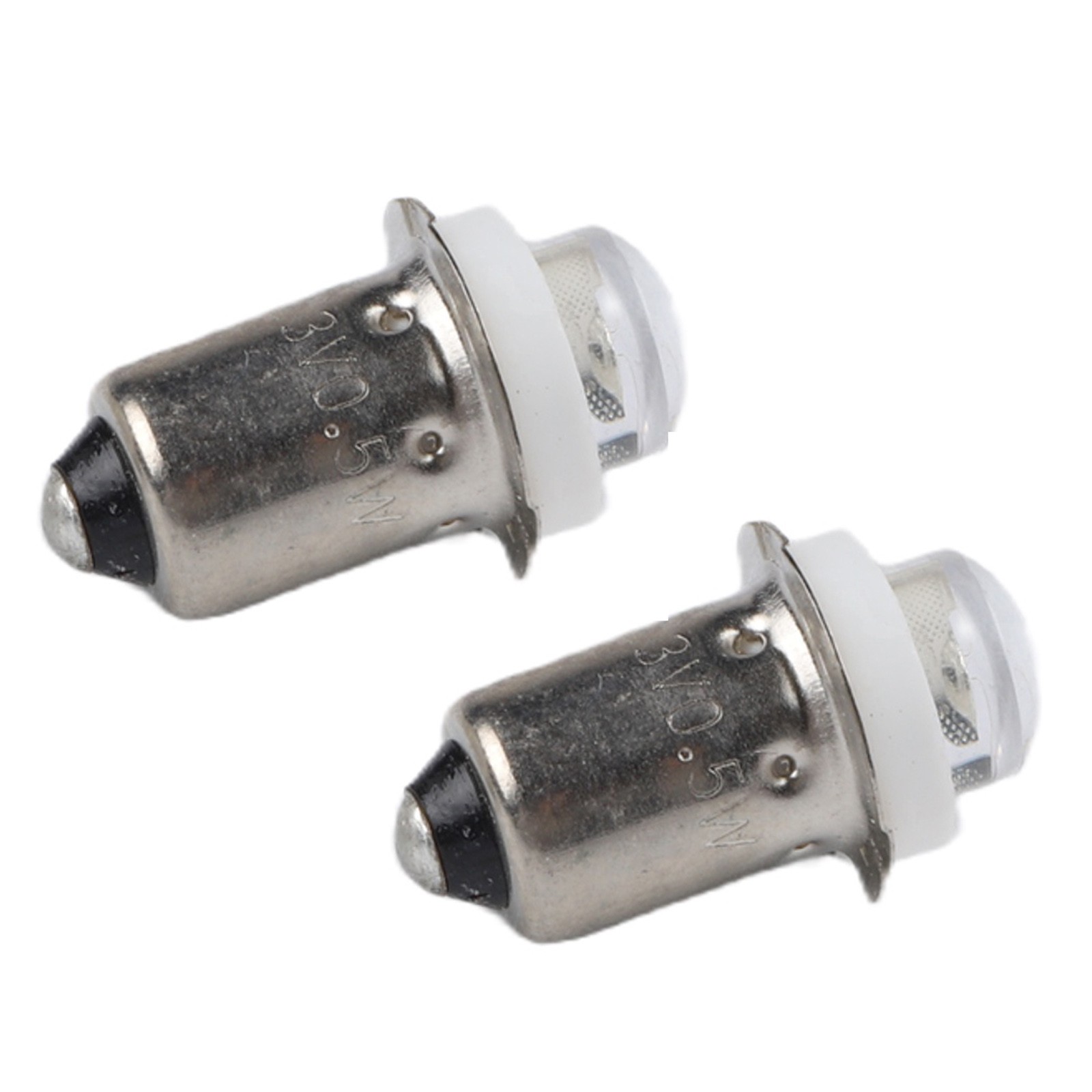 Flashlight Bulb Accessories Cycling Grass+Metal Outdoor Replacement Silver
