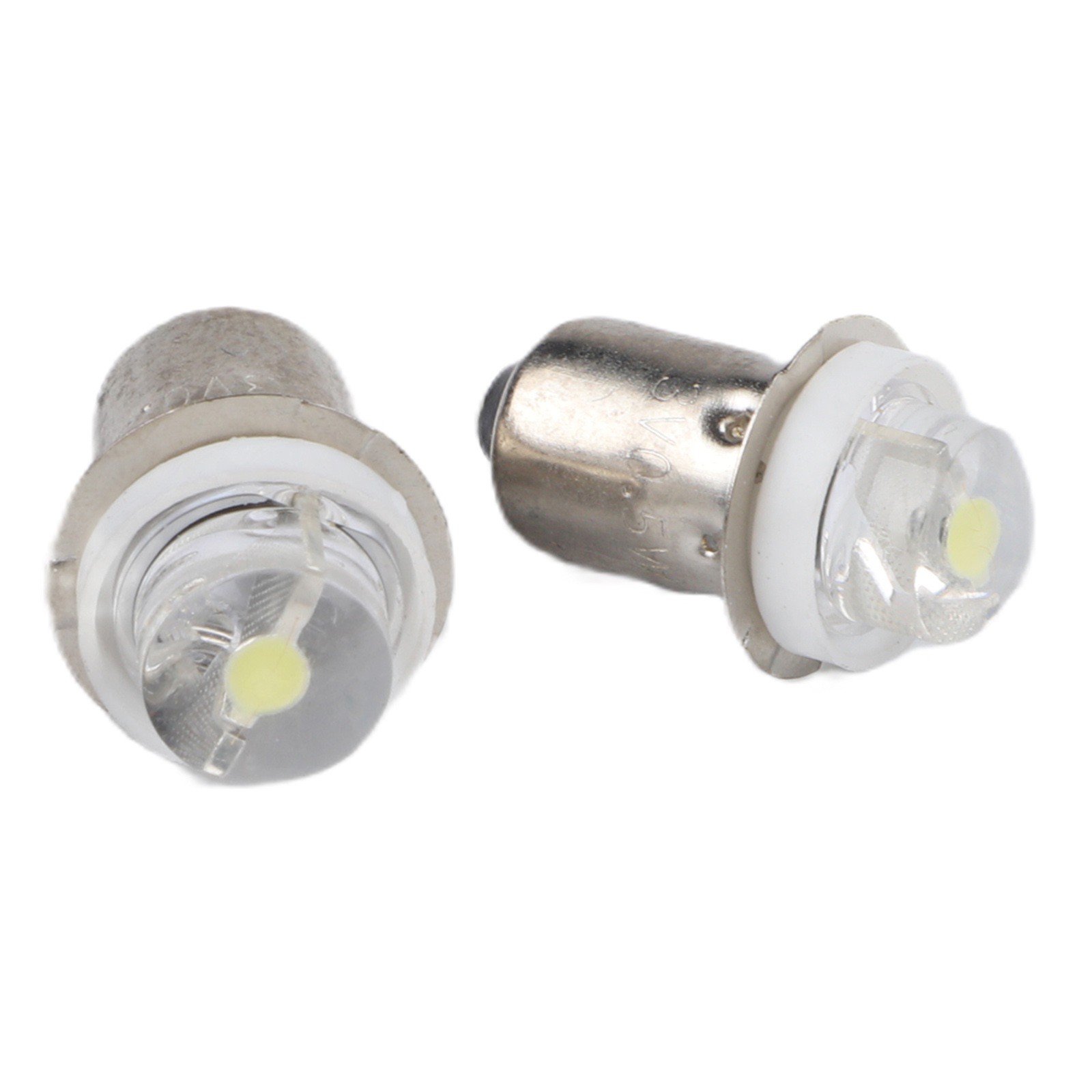 Flashlight Bulb Accessories Cycling Grass+Metal Outdoor Replacement Silver