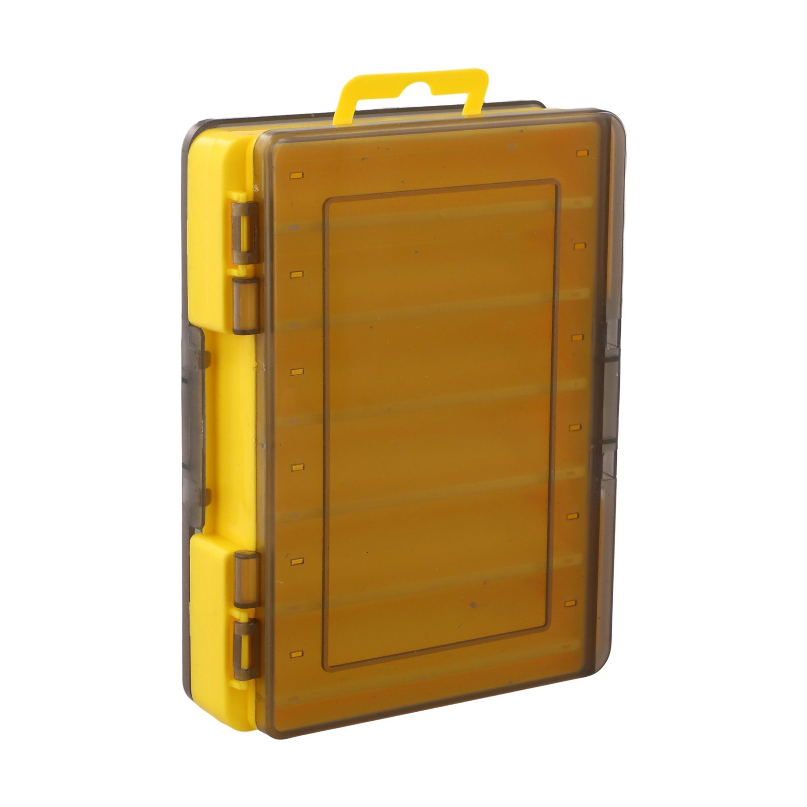 Fishing Tackle Box for Lures Double Sided PP Storage with Carry Handle