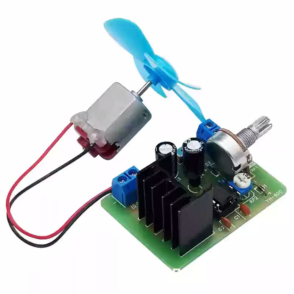 NE555 Motor Regulator Kit with Adjustable Duty Cycle for Training Courses