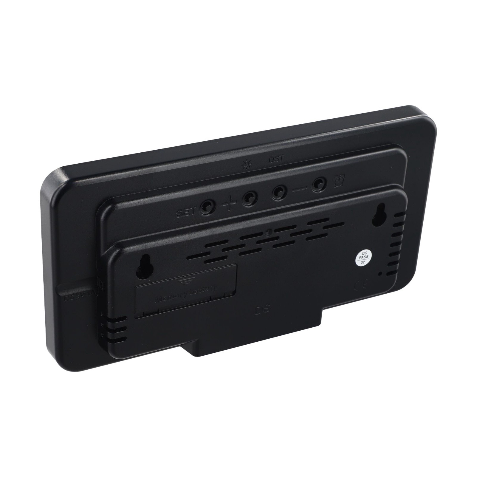 Digital Wall Clock with Large Display Date Week Time and Adjustable Brightness