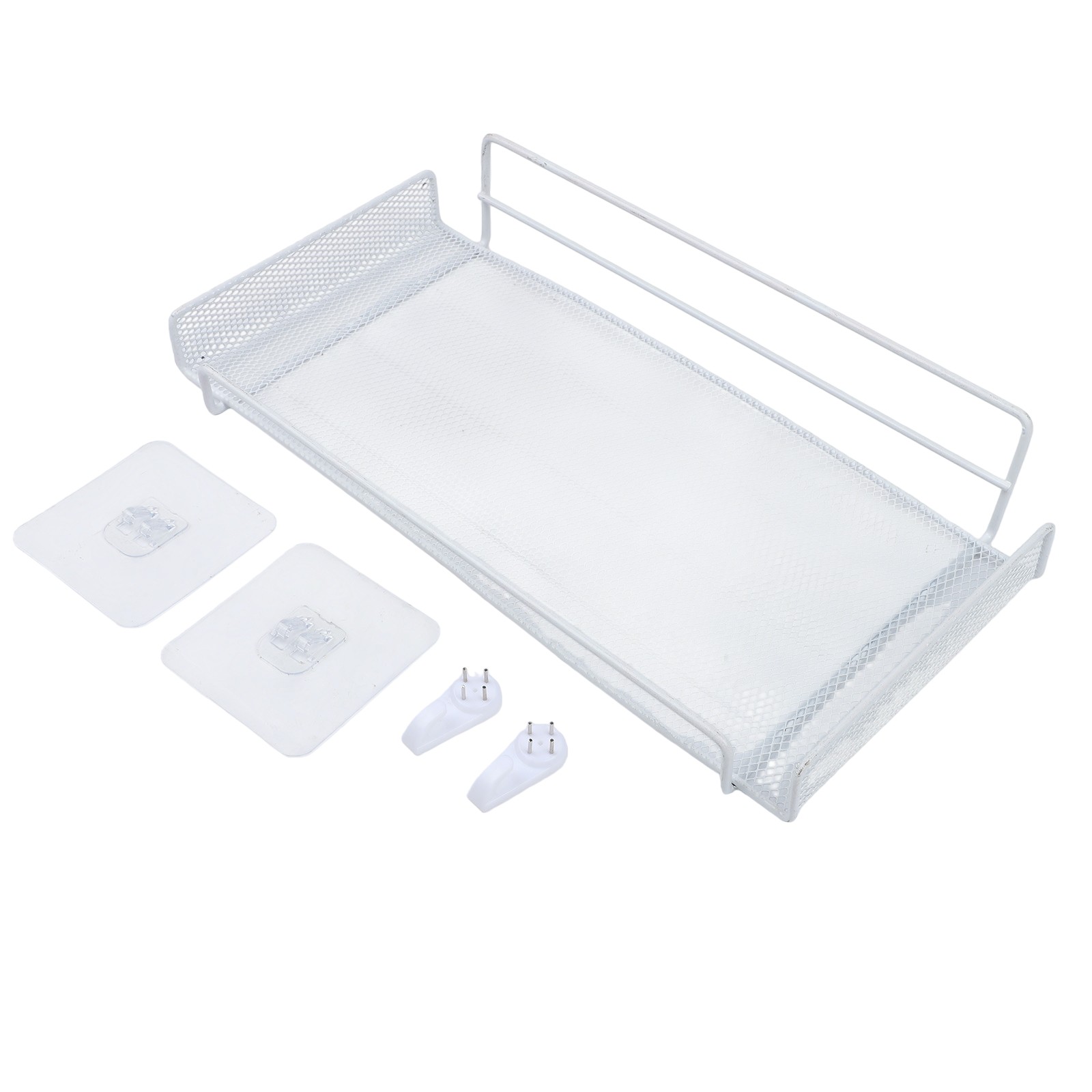 Wall Mounted Router and Set Top Box Shelf No Drill Installation with On