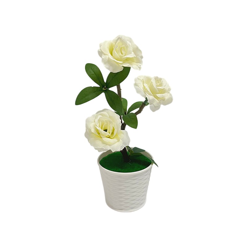Artificial Flower Pot Plant for Living Room Bedroom Bathroom Balcony Decor