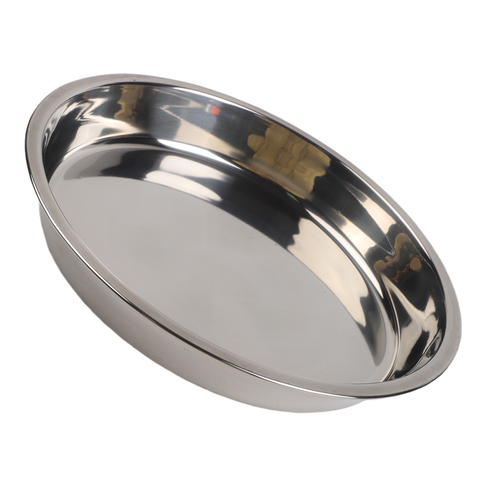 Serving Dishes Plate Dinnerware Flat Plate Stainless Steel 22 With Non-magnetic - Produktbild 2