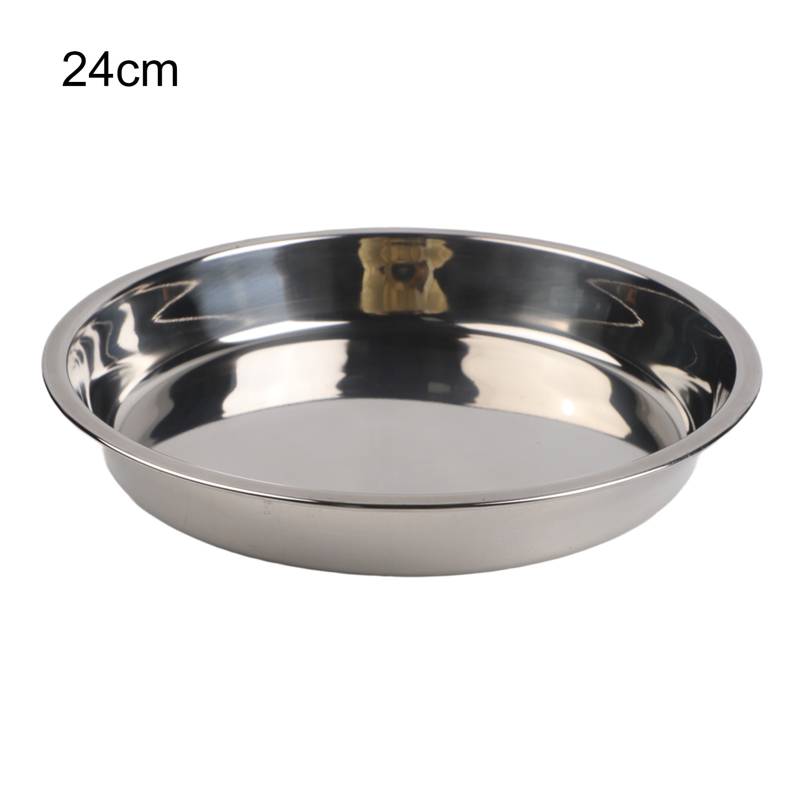 Serving Dishes Plate Dinnerware Flat Plate Stainless Steel 22 With Non-magnetic - Produktbild 1
