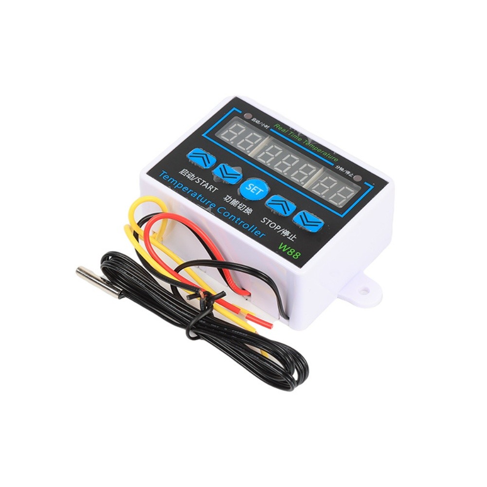 220V W8812V Temperature Controller with Triple LCD Display and 10A Relay Output