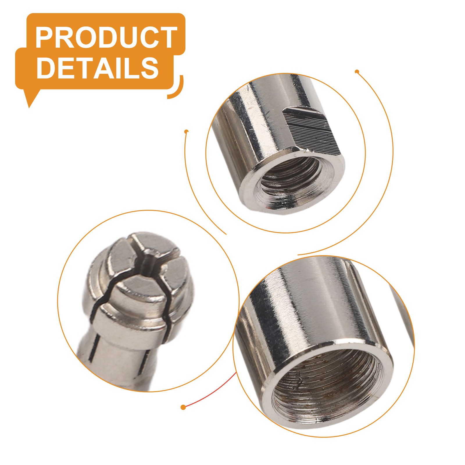 100 Type Angle Grinder Adapter Set for Straight Grinder with M10 Thread 3mm 6mm