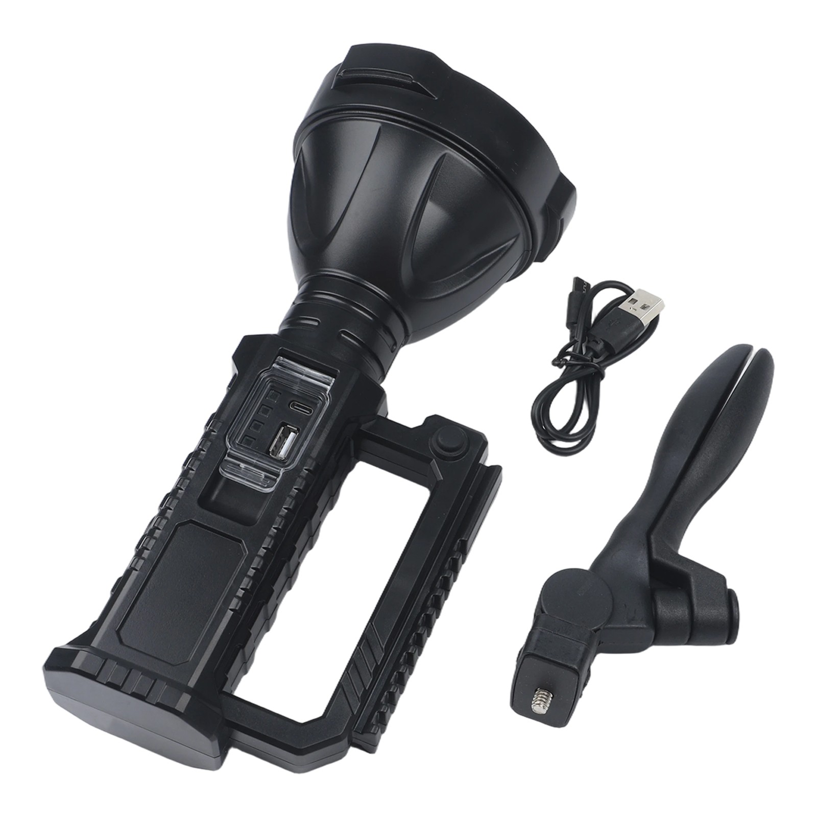 200000 Lumens LED Flashlight with Waterproof Triangular Stand for Camping