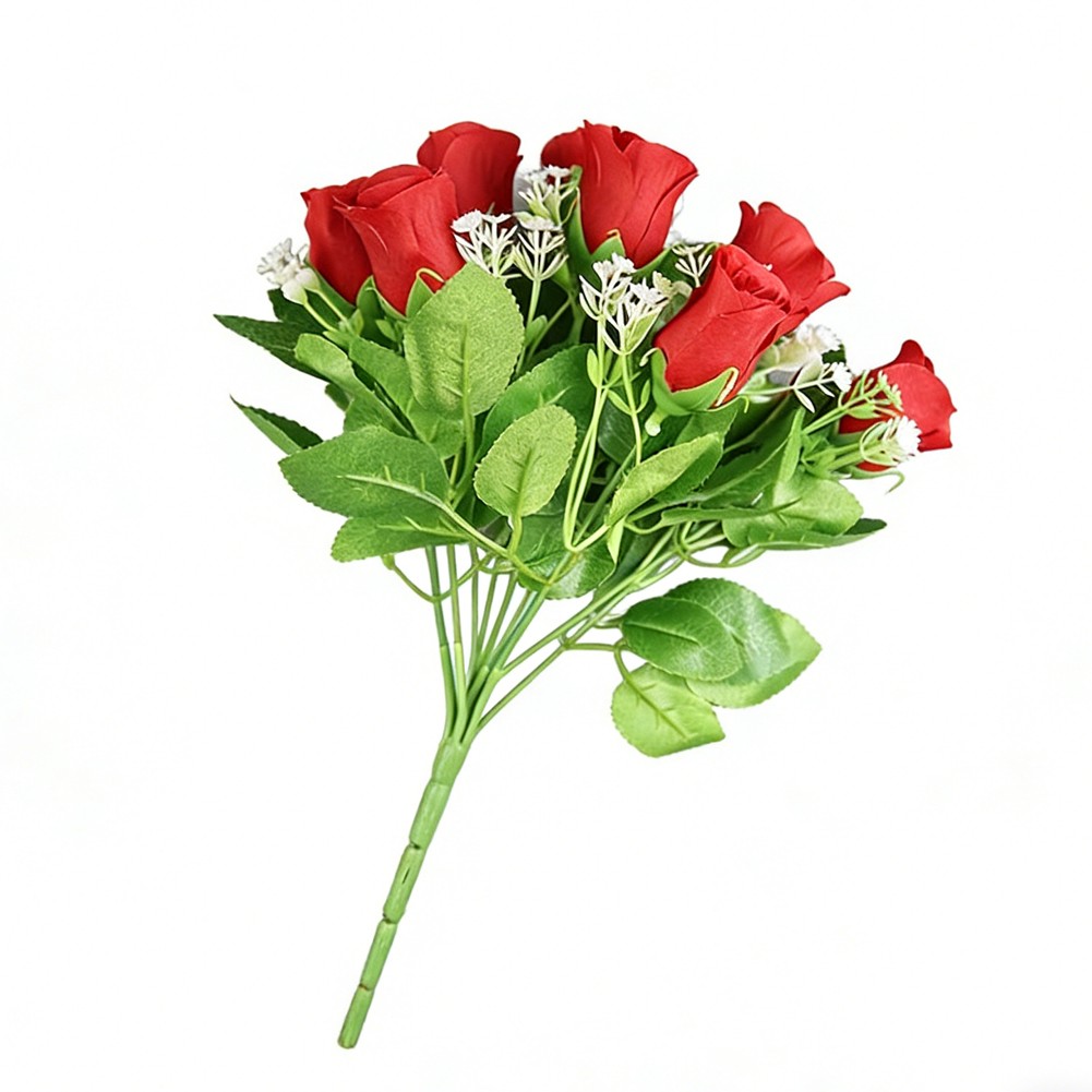 Silk Artificial Flowers Pack of 12 32cm Stems for Vase and Shelf Display