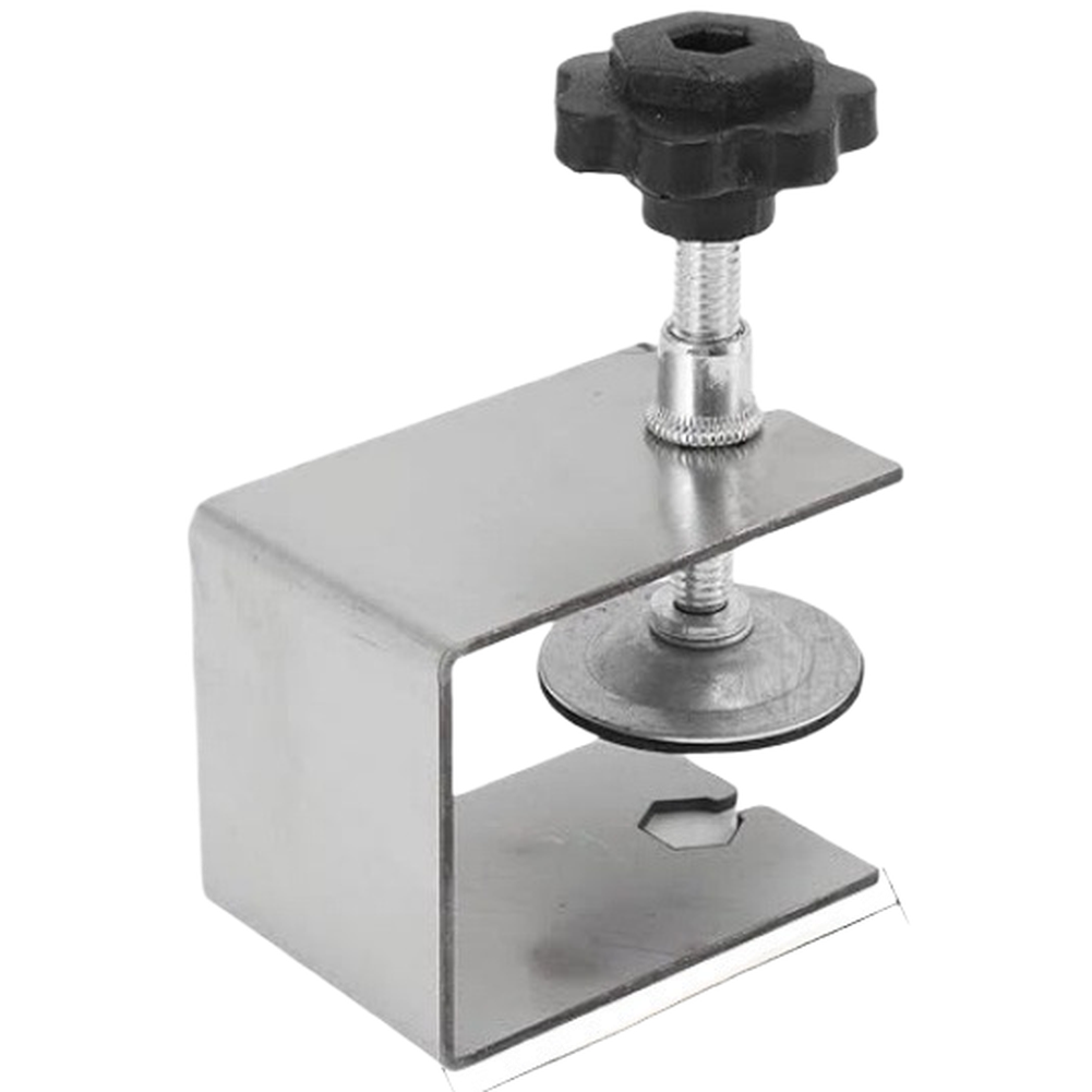 U Shape Stainless Steel Panel Holder for Drawer Installation Bow Type Non Slip