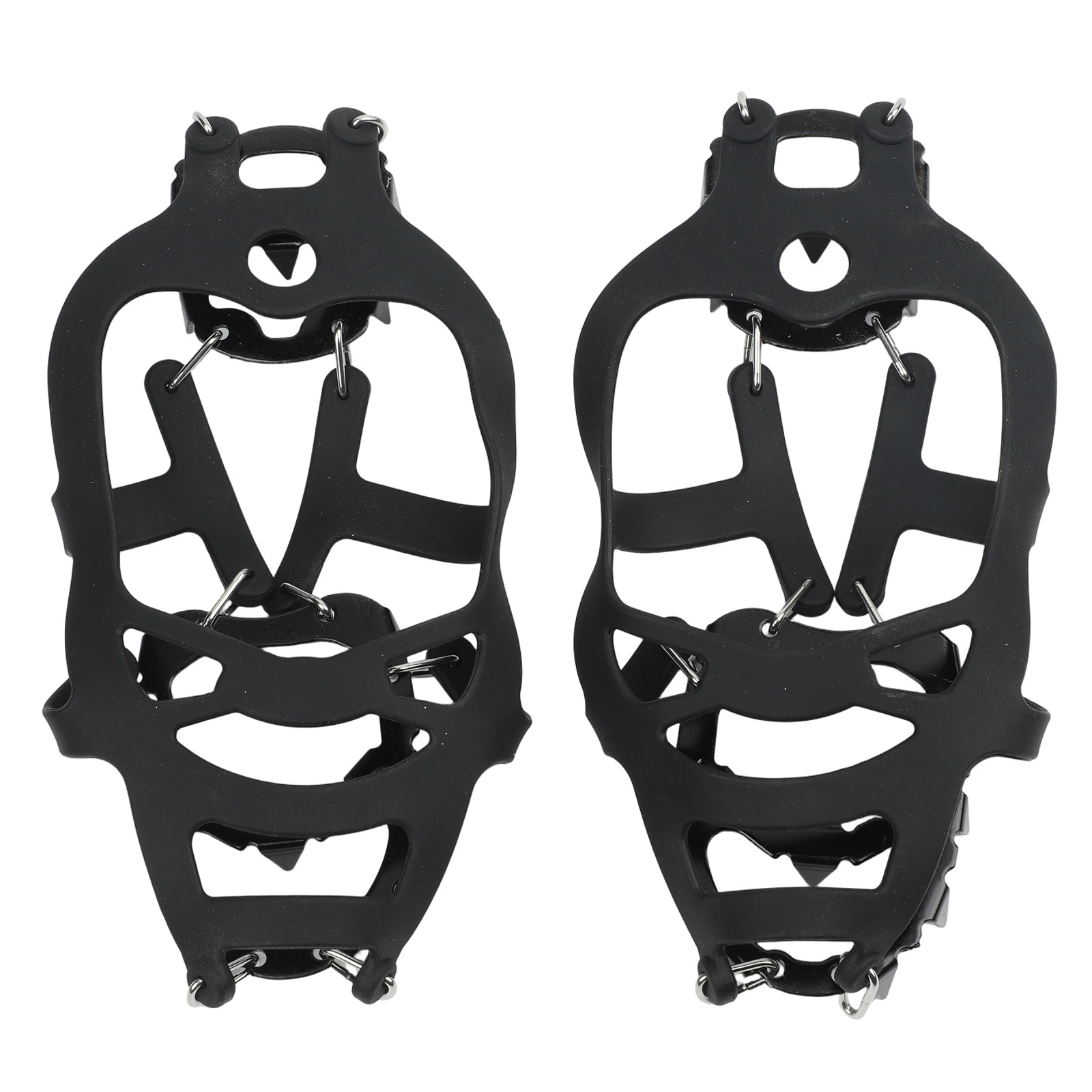 18 Teeth Steel Ice Gripper Spikes for Hiking For Shoes Snow Climbing Traction