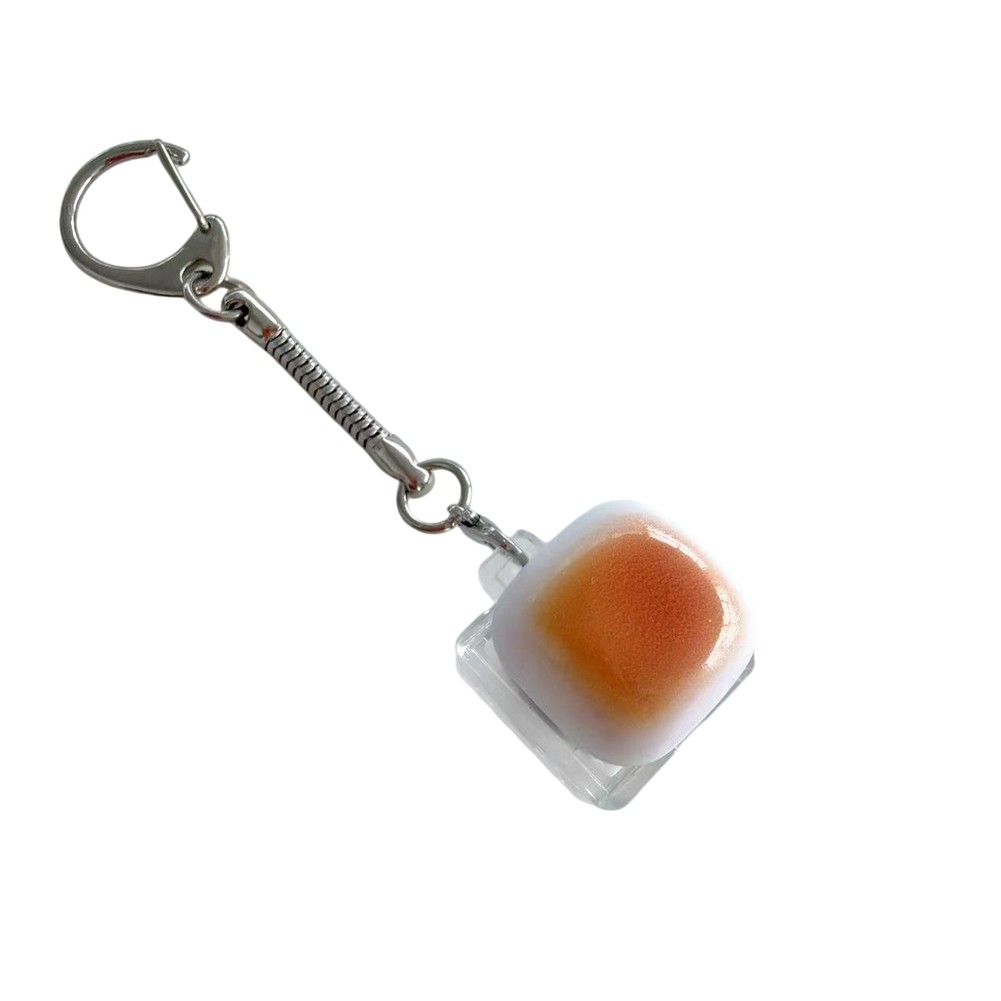 Caramel Bread Keyboard Fidget Toy for Stress Relief with For Crisp Click Sound