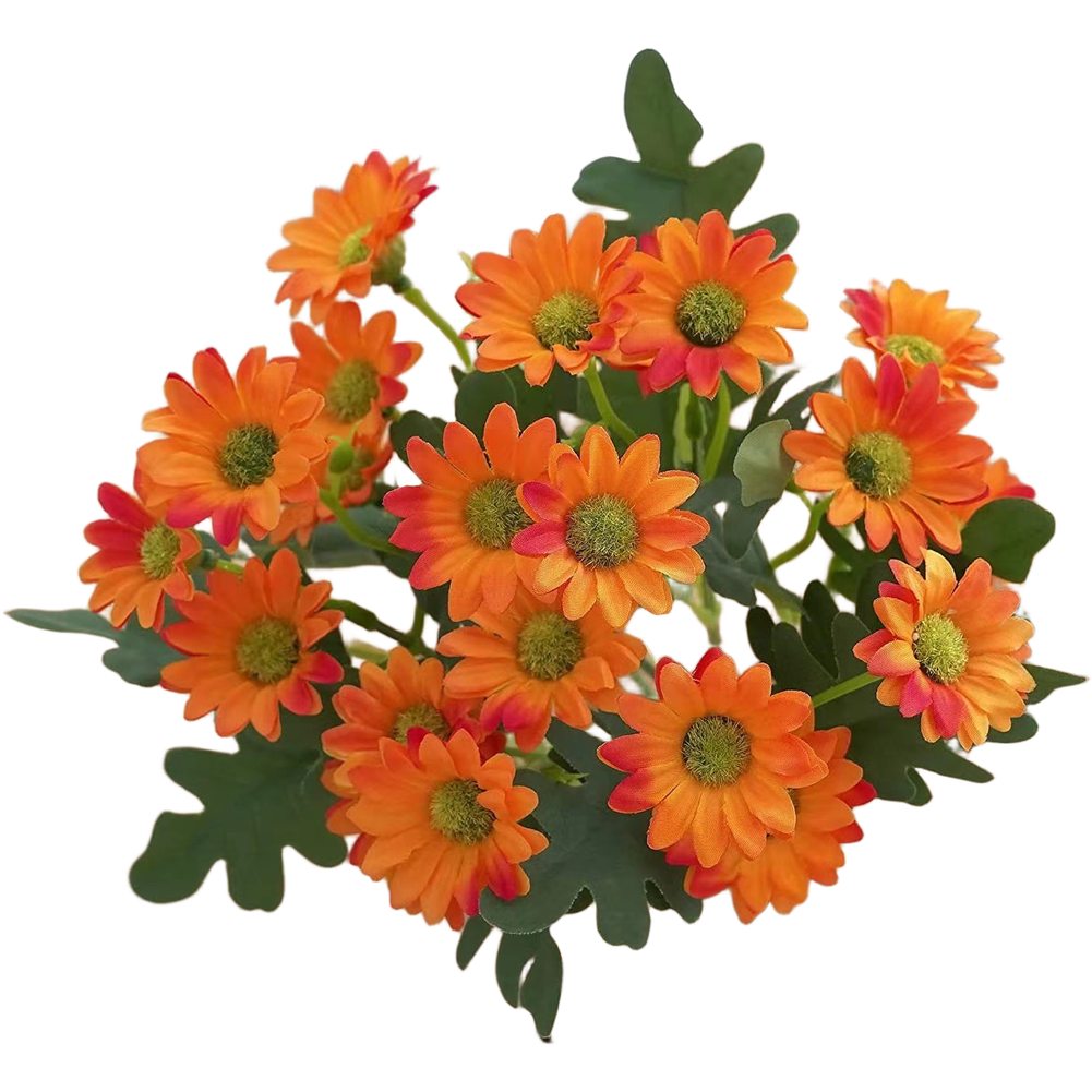 Chamomile Daisy Bouquet Made of Silk and Plastic for Living Room Bedroom Decor