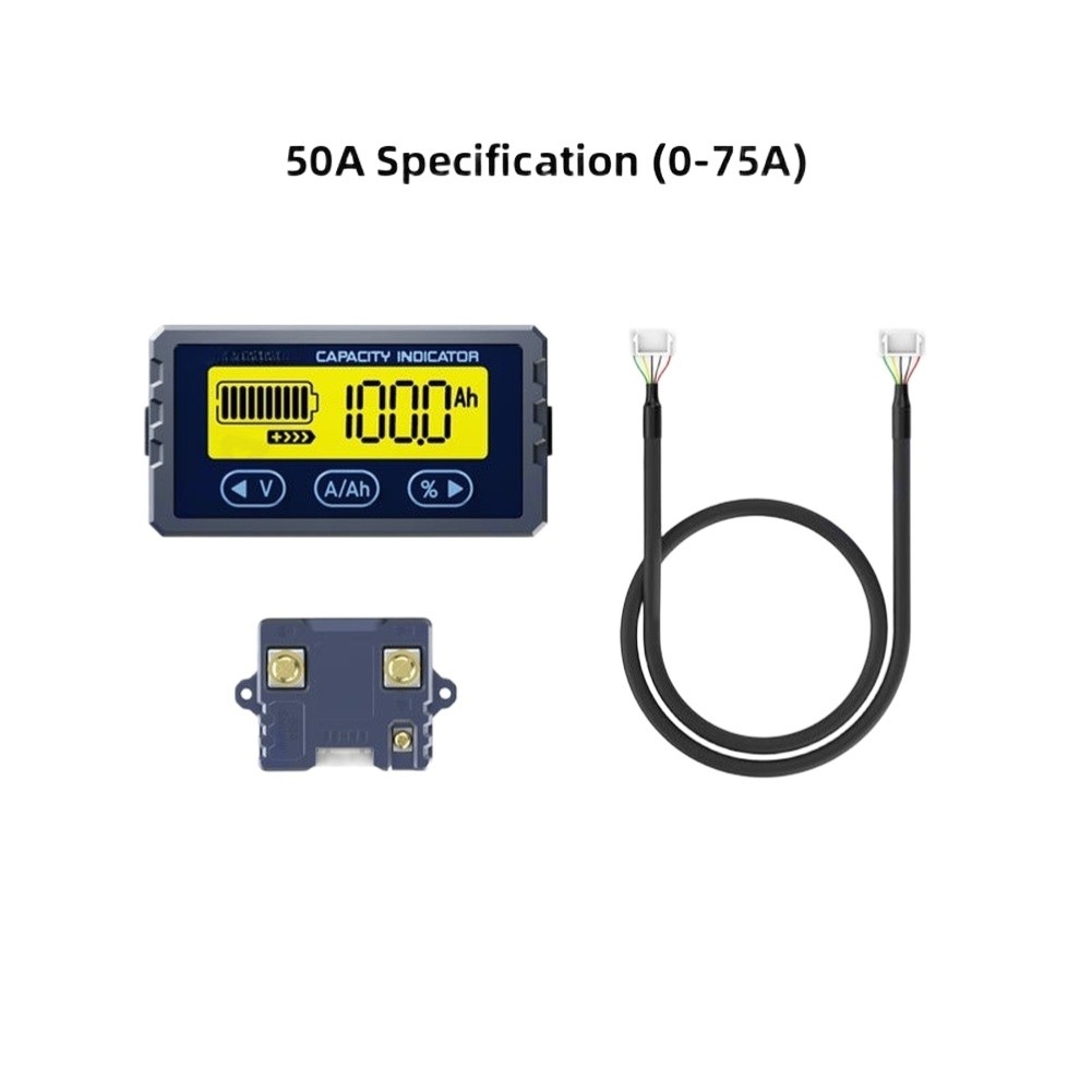 TY23 Battery Parameter Monitor Voltmeter Coulomb Counter 8V 120V 0A 150A Range