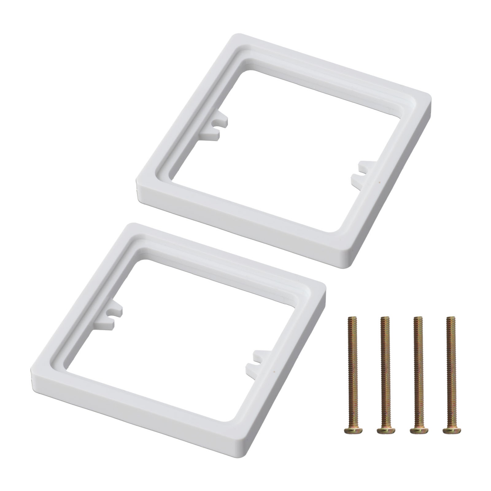 Socket Frame Plate Spacers with Screws Perfect for Deepening Installations