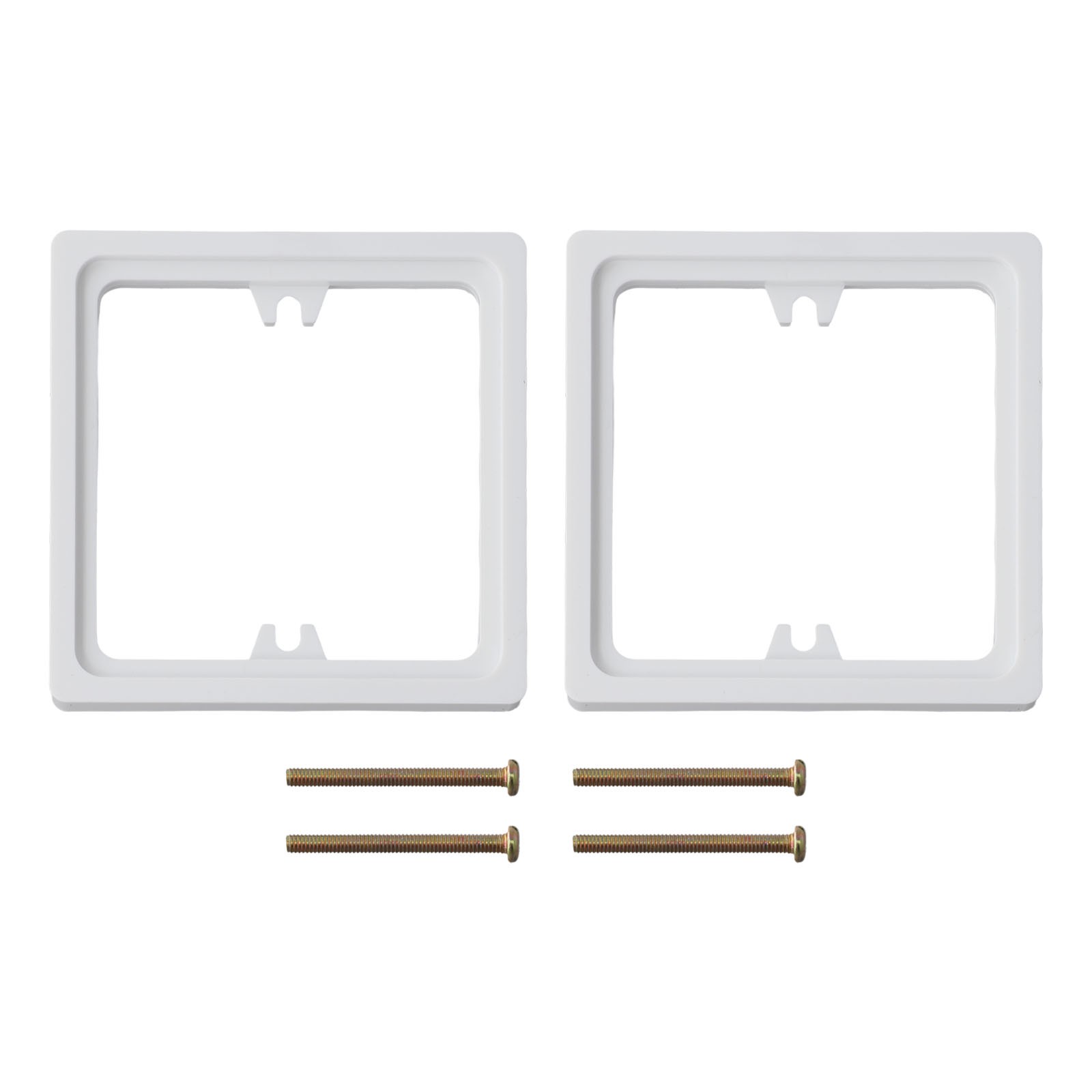 Socket Frame Plate Spacers with Screws Perfect for Deepening Installations