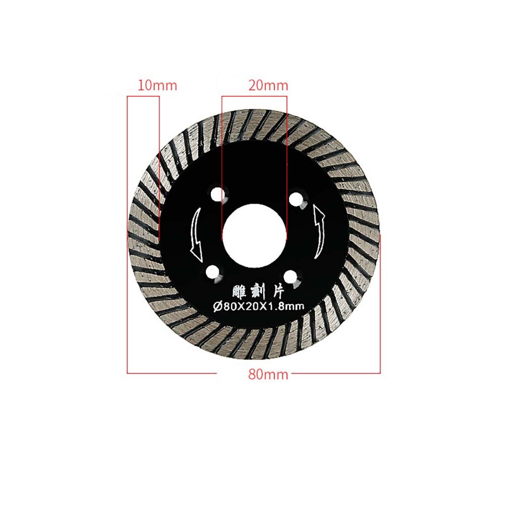 80mm Cutting Blade High Grinding Ability Fine Material Removal Saw Blade
