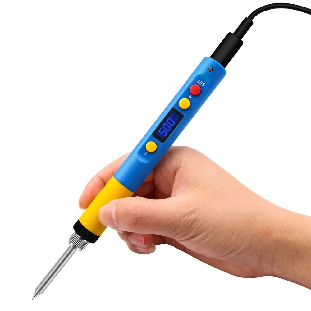Type C PD/QC Compatible 65W Soldering Iron with LED Temperature Display