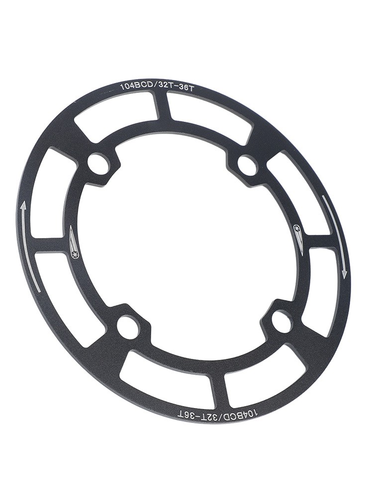 104BCD Chainring Protector for Mountain Bikes with Oil Resistant Coating