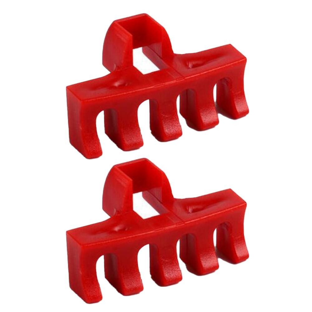 Badminton Stringing Load Spreader 2pcs for 10 6mm Slot Rackets PVC Material