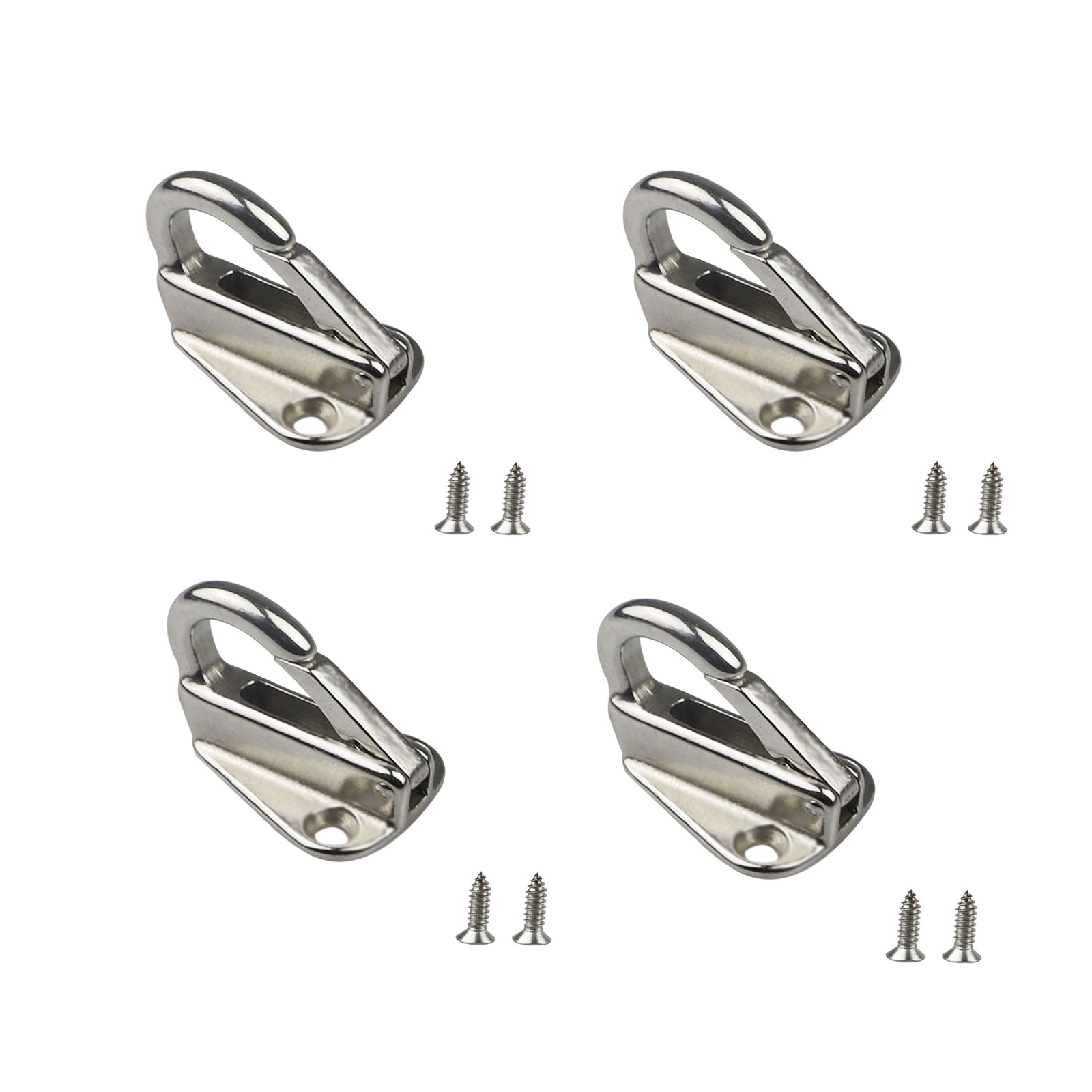 Stainless Steel 316 Spring Loaded Hook for Marine Clothing Organization
