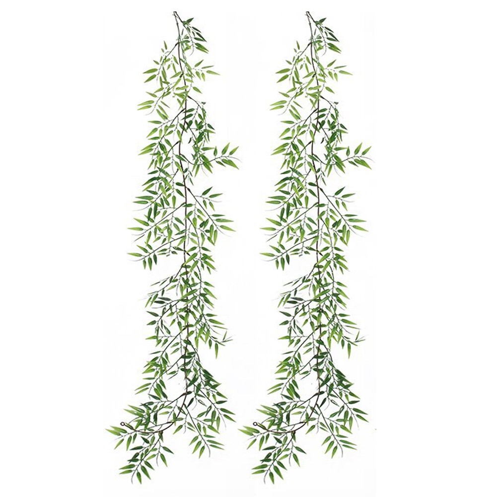 Home Wall Decor Artificial Leaf Vine Sturdy Plastic for material For Wedding