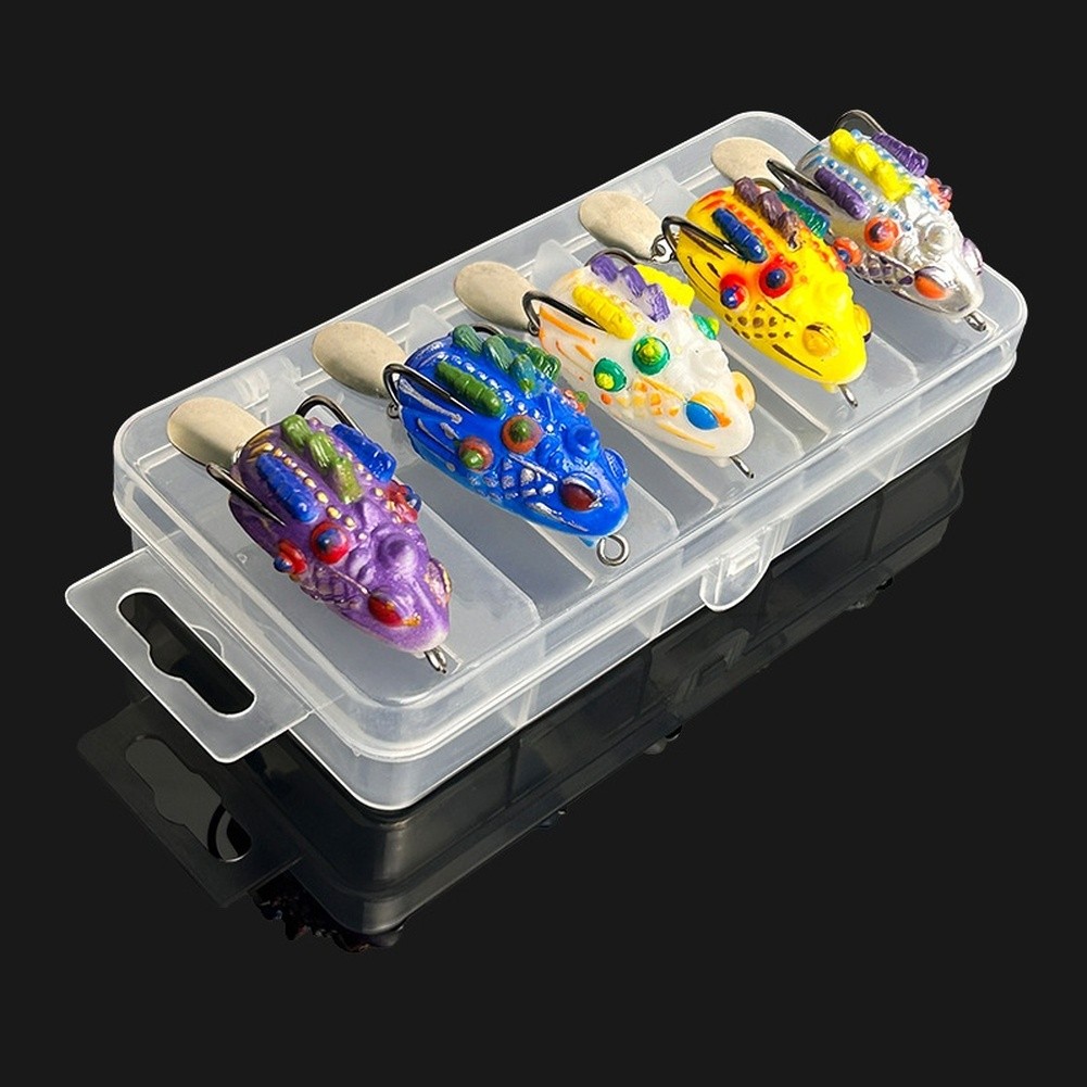 Frog Lure Flashy Underwater Movement Compact Lightweight Tear-resistant Silicone
