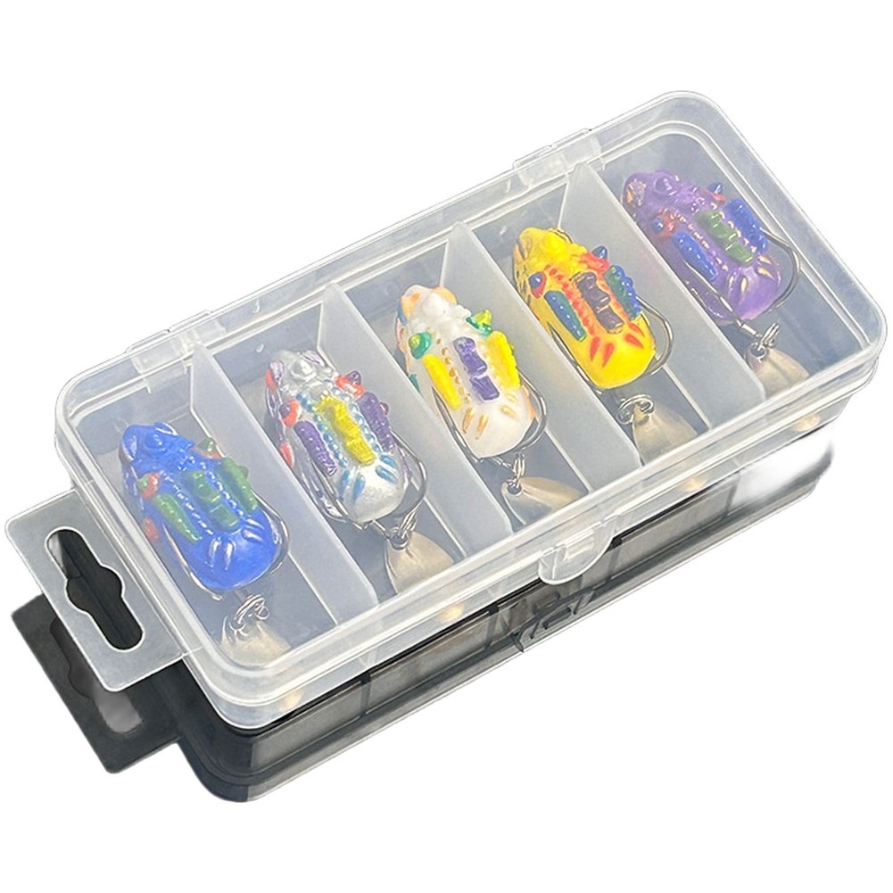 Frog Lure Flashy Underwater Movement Compact Lightweight Tear-resistant Silicone