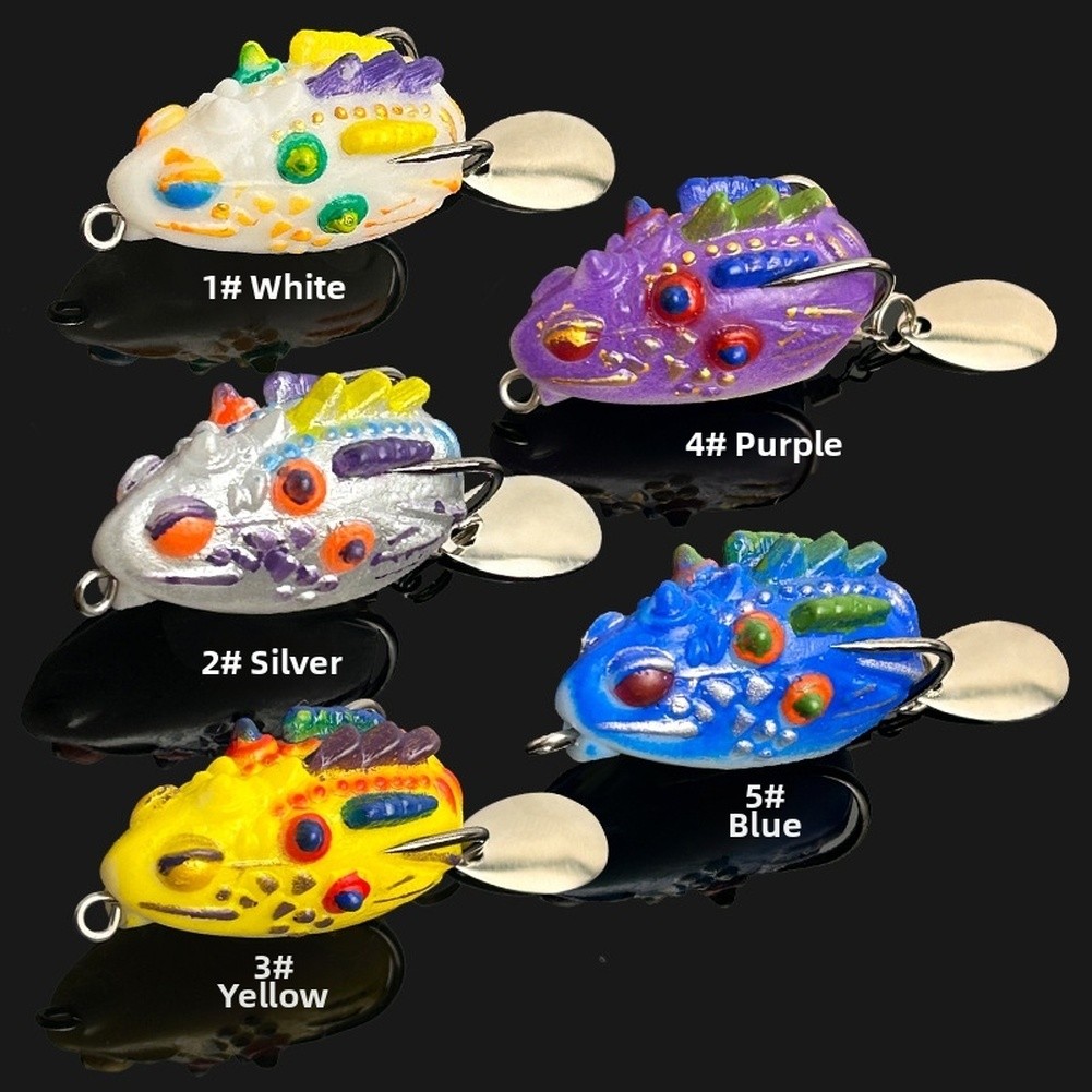 Frog Lure Flashy Underwater Movement Compact Lightweight Tear-resistant Silicone